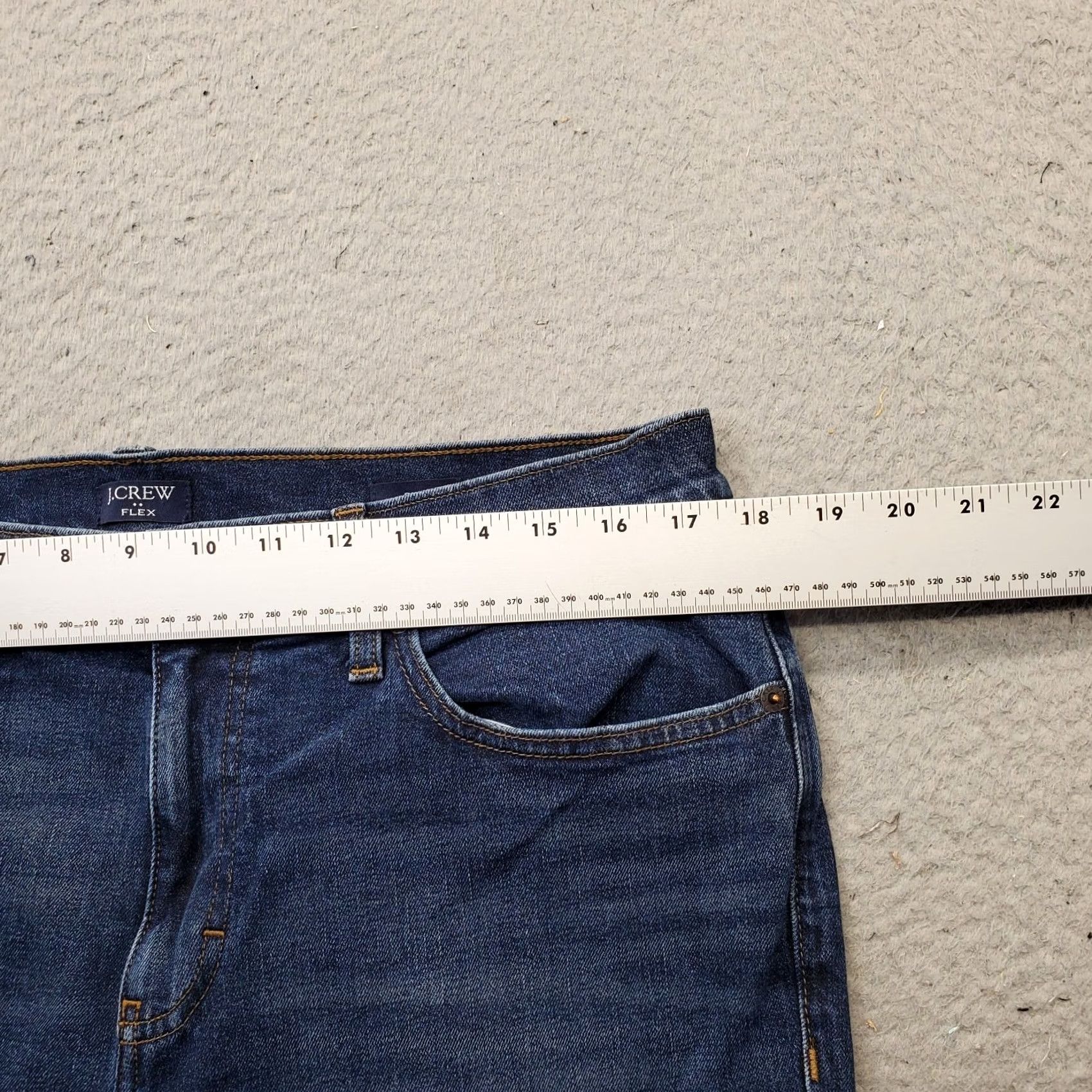 J.Crew J.CREW Jeans Mens 34 Denim 5-Pockets Slim Fit Straight Leg Blue Size 34 Mens Size US 34 / EU 50 - 6 Thumbnail