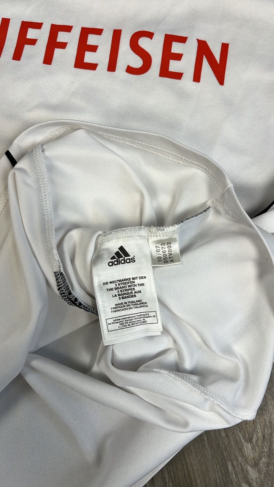 Adidas × Vintage Vintage Nylon Adidas Raiffeisen 12 tee Size US L / EU 52-54 / 3 - 5 Thumbnail