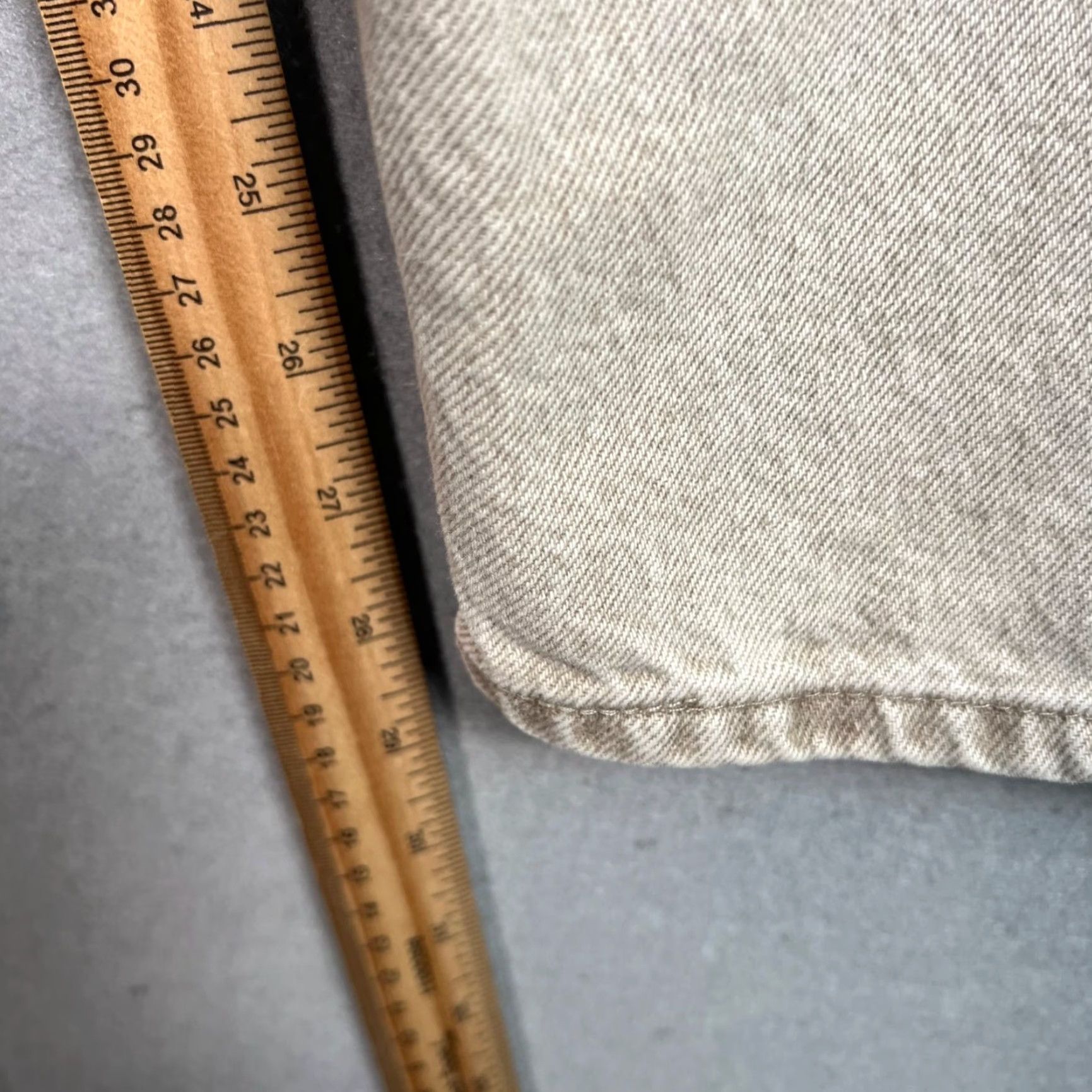 Lee VINTAGE Lee Jeans Men Beige Denim 34 Regular 29 Inseam 5-Pocket Straight Fit Pants Beige Lee Jeans Mens 90s Style Size US 34 / EU 50 - 7 Thumbnail