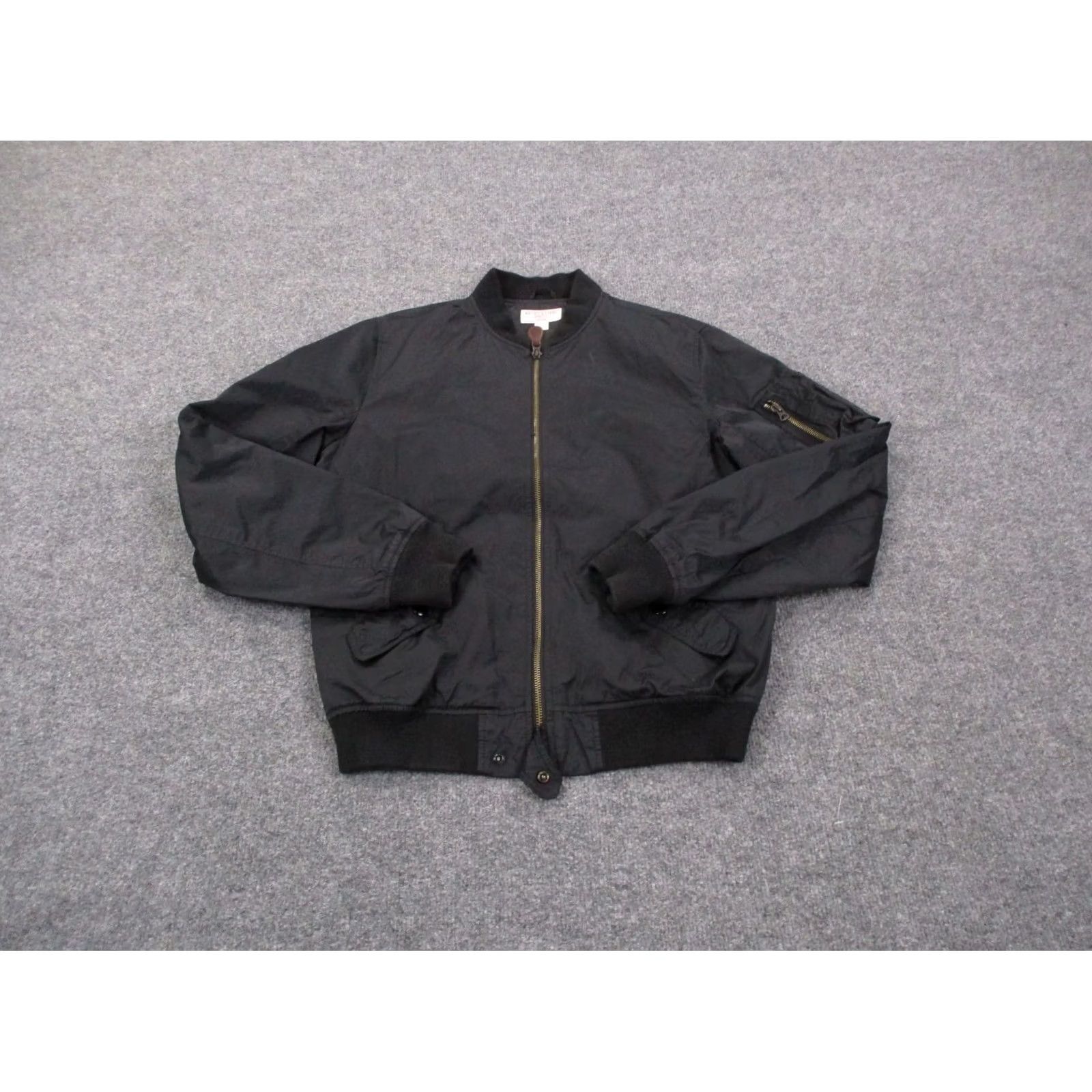 Wallace & Barnes Wallace & Barnes Jacket Mens S Black Lightweight Windbreaker Full Zip Pockets Logo Knit Nylon Lining Polyester XP Size US S / EU 44-46 / 1 - 2 Thumbnail