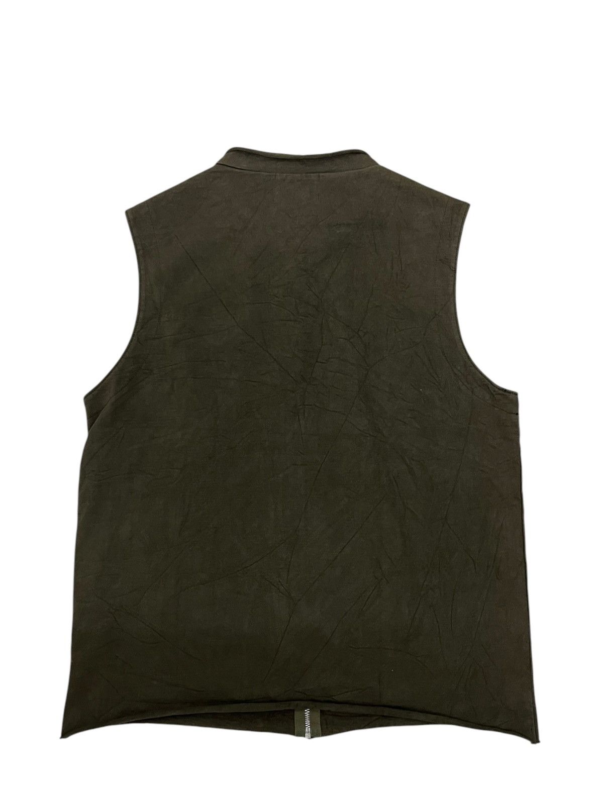 Yohji Yamamoto A.A.R Yohji Yamamoto Military Inspired Zip Up Vest Size US M / EU 48-50 / 2 - 2 Thumbnail