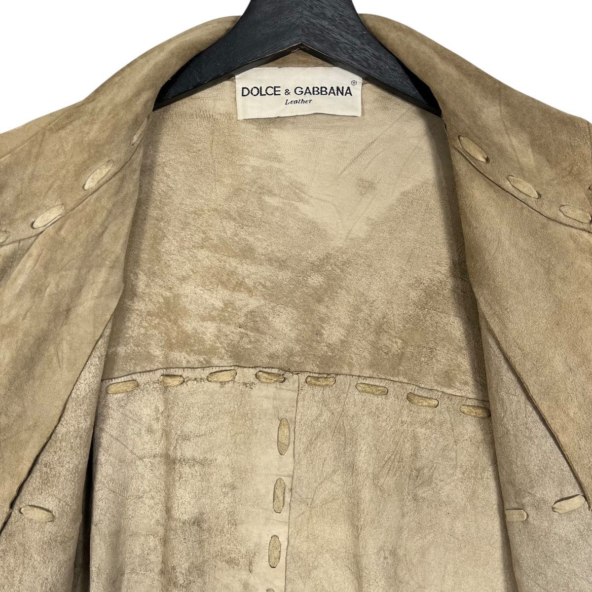 Dolce & Gabbana Dolce & Gabbana Oversize Leather Shirt Size XL / US 12-14 / IT 48-50 - 8 Thumbnail