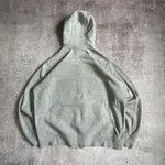 Nike × Vintage Nike y2k Vintage Baggy Boxy Oversize White Swoosh Zip Hoodie Size US XL / EU 56 / 4 - 9 Thumbnail