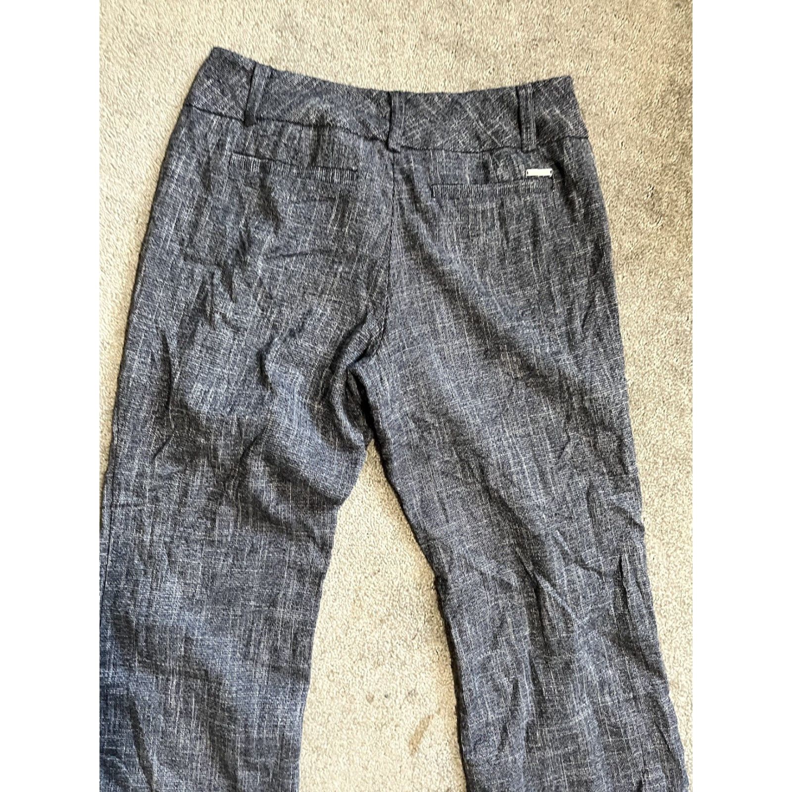 Vintage New York & Company Women Petite Blue Dress Pants Size 8 Pants Size 30" / US 8 / IT 44 - 4 Thumbnail
