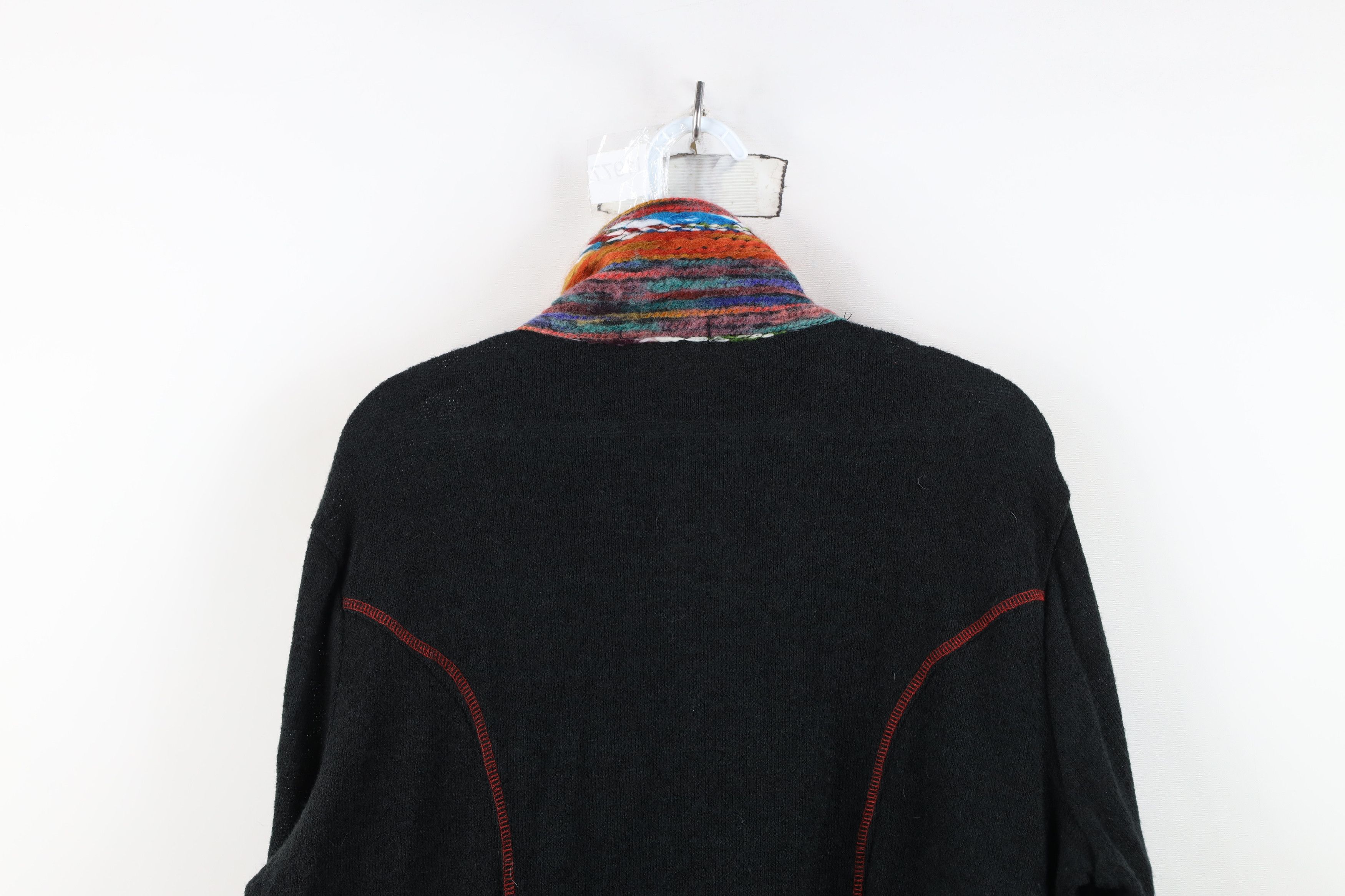 Vintage Vintage 90s Coogi Style Wool Blend Knit Zip Sweater Jacket Size XL / US 12-14 / IT 48-50 - 12 Thumbnail
