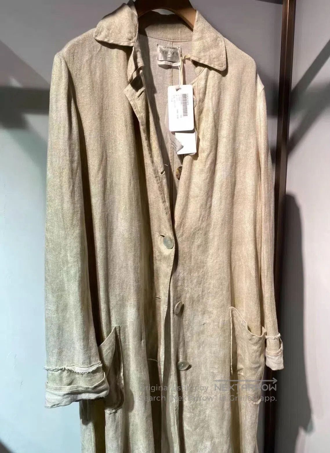 forte_forte Forte-Forte Women's Linen Trench Coat. Size S / US 4 / IT 40 - 4 Thumbnail