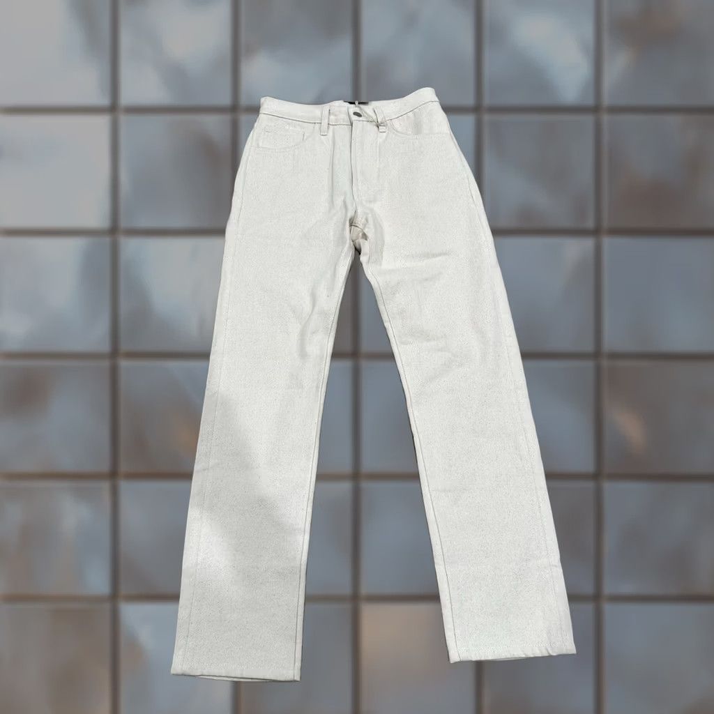 Vintage NWT Industry of All Nations Canvas Pants 28 x 28 Men Ivory Straight 5-Pocket Workwear Casual Regular Vintage No Size US 28 / EU 44 - 1 Thumbnail