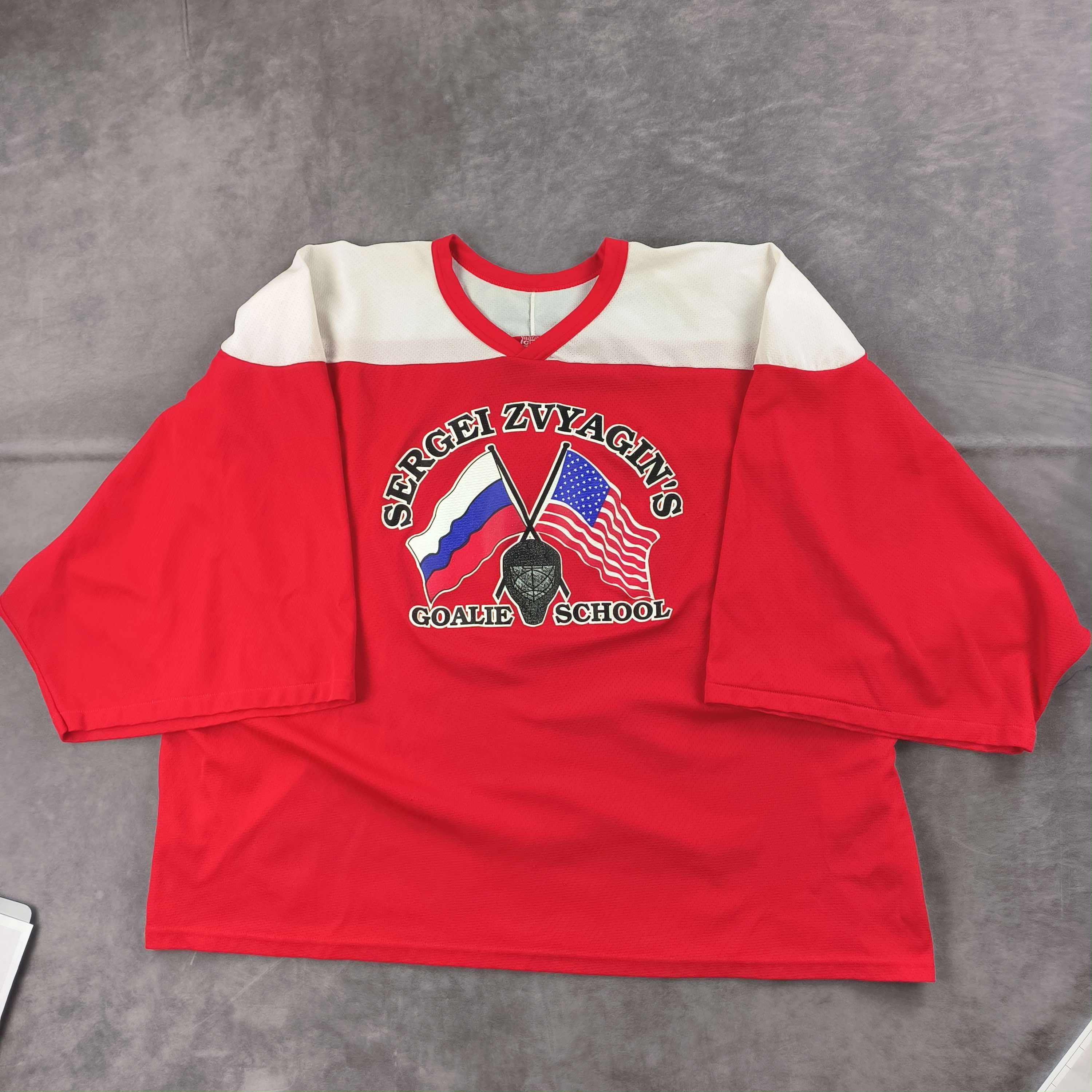 Ccm Sergei Zvyagin's Goalie School CCM ice hockey jersey XXL Size US XXL / EU 58 / 5 - 1 Thumbnail