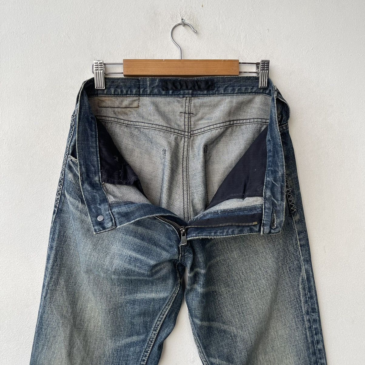 roarguns Flared Roar Guns Swarovski Crystal Pistols Thrashed Denim Size US 32 / EU 48 - 19 Thumbnail
