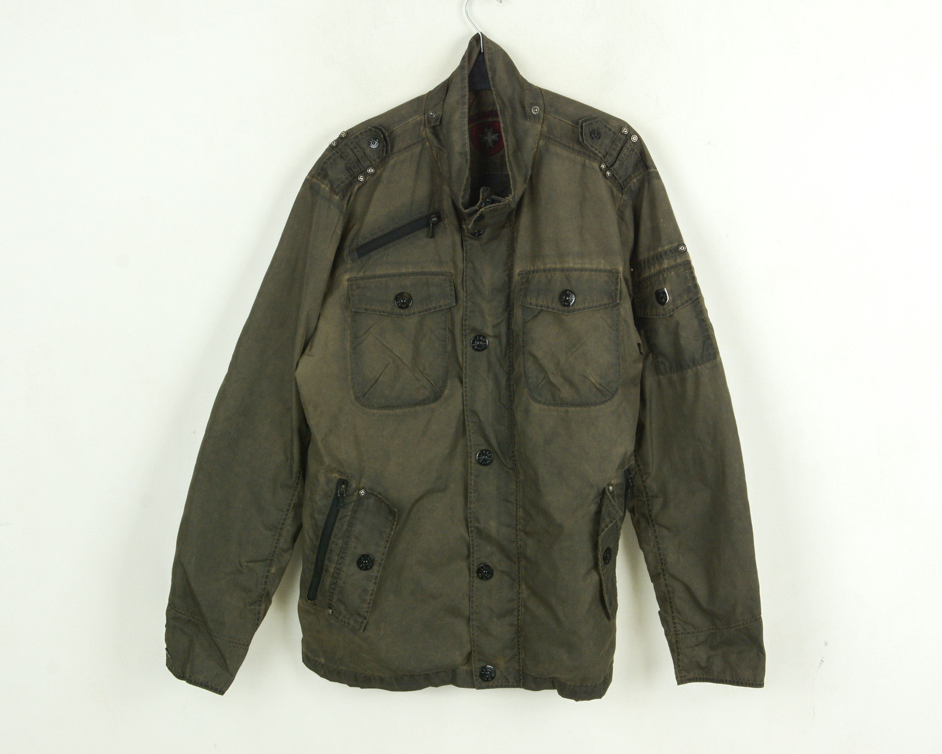 Wellensteyn Retro Men XL Jacket Windproof Coat Field Outerwear Zip Size US XL / EU 56 / 4 - 1 Thumbnail