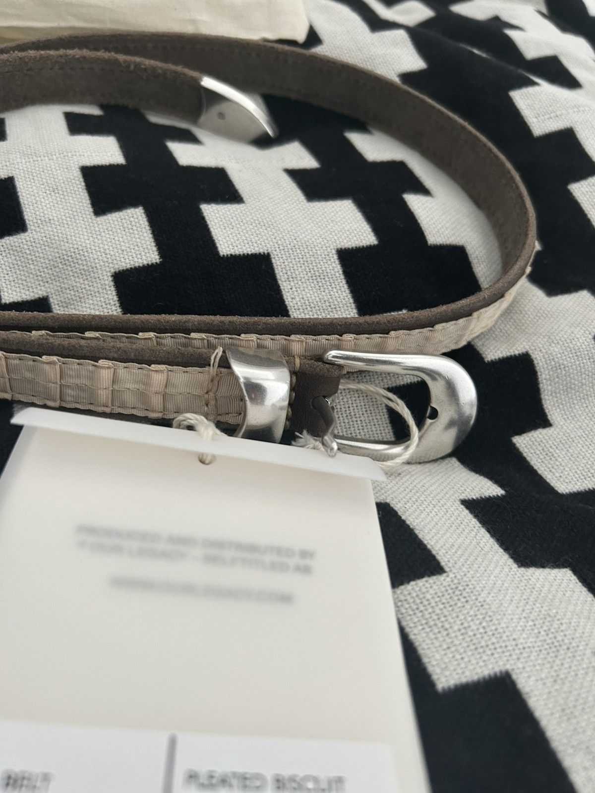 Our Legacy Our legacy leather belt Size 28 - 6 Thumbnail