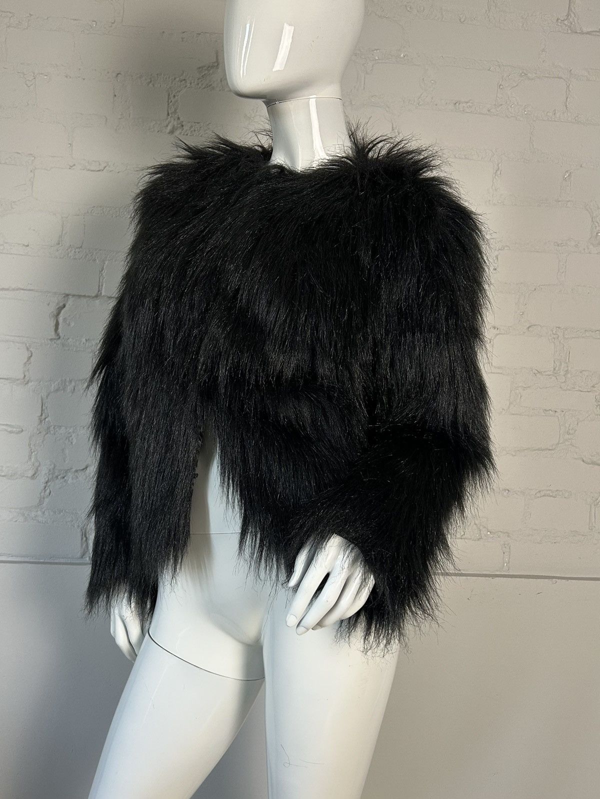 Other Black faux fur jacket Size M / US 6-8 / IT 42-44 - 4 Thumbnail