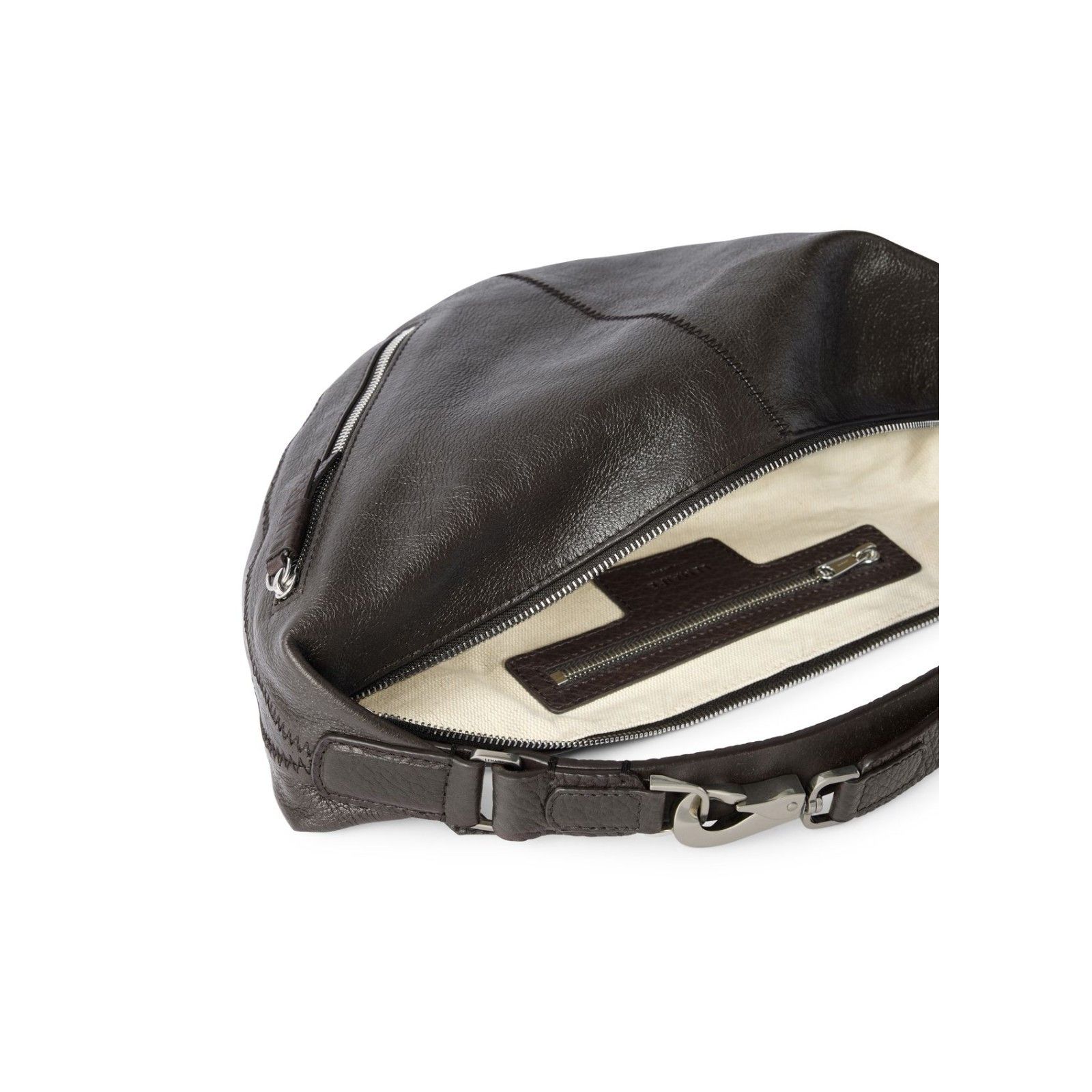 Lemaire LEMAIRE Mini Quiver Clip Dark Chocolate Leather Shoulder Bag Size ONE SIZE - 4 Thumbnail