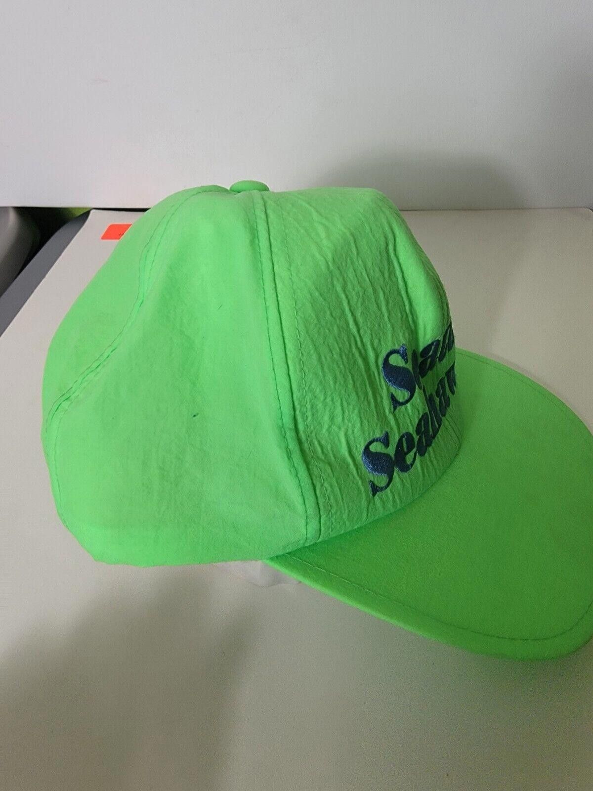 Designer Vintage Seattle Seahawks snapback Hat Cap Neon Coca Cola Size ONE SIZE - 2 Thumbnail