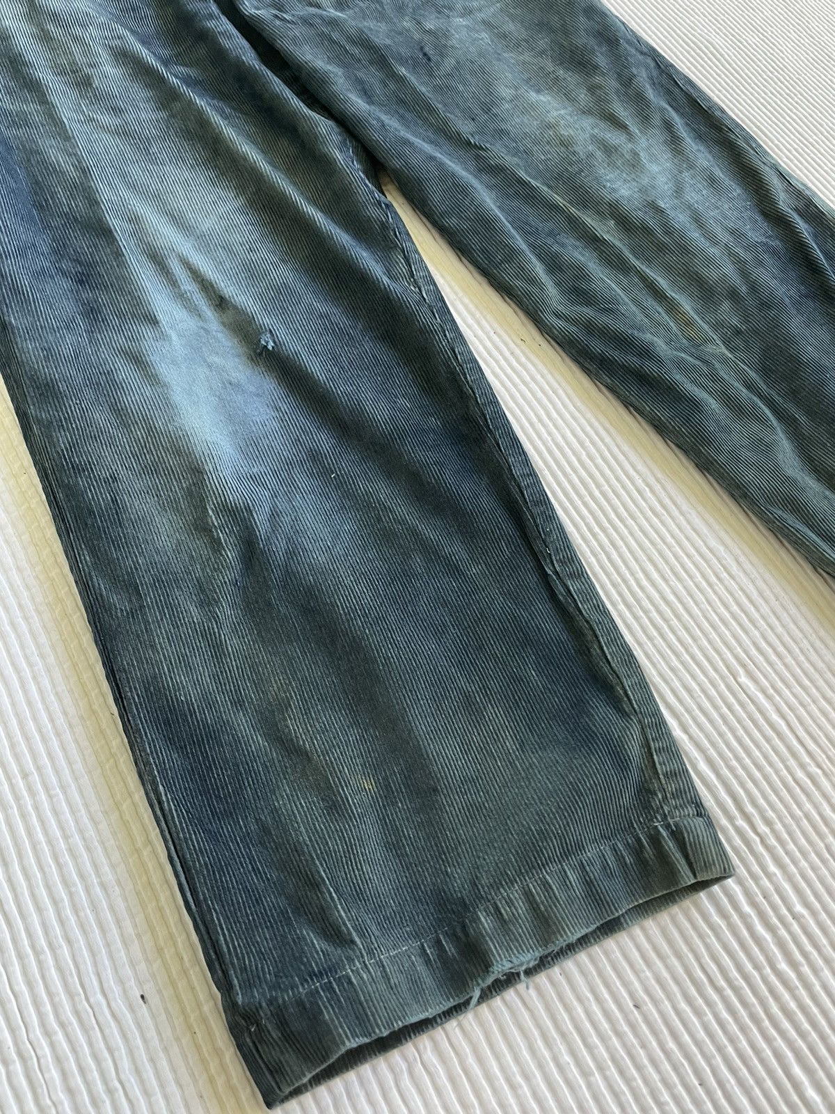 Other Worn Hand Dyed Indigo Cords Size US 33 - 4 Thumbnail