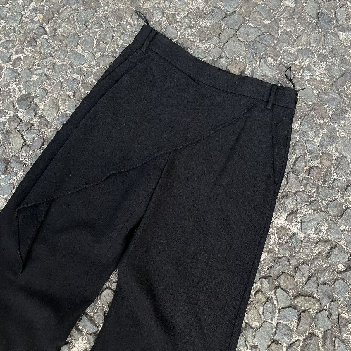Givenchy Givenchy FW2009 Asymmetric Overlay Tailored Trousers Size 26" / US 2 / IT 38 - 4 Thumbnail