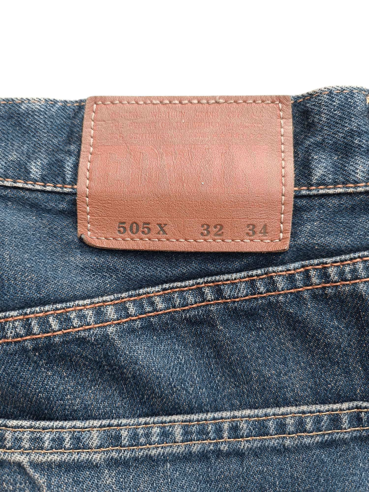 Edwin × Vintage Vintage Edwin Japan 505 X Selvedge Orange Tab Denim E252 Size US 32 / EU 48 - 13 Thumbnail
