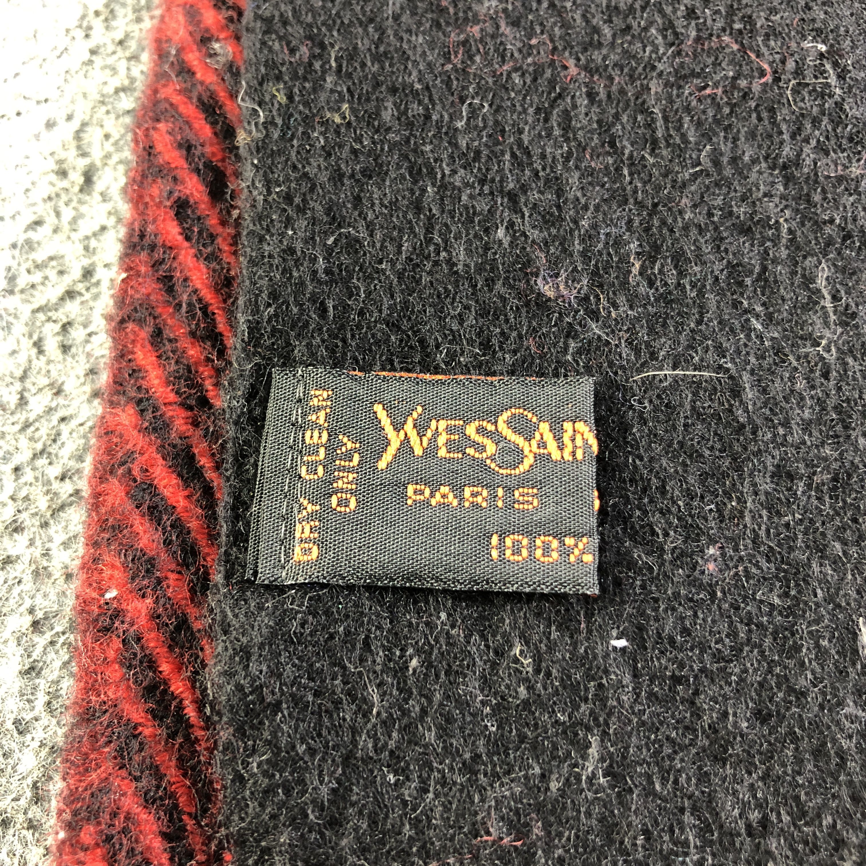 Yves Saint Laurent Yves Saint Laurent Wool Scarf Muffler Neckwear V2669 Size ONE SIZE - 6 Thumbnail