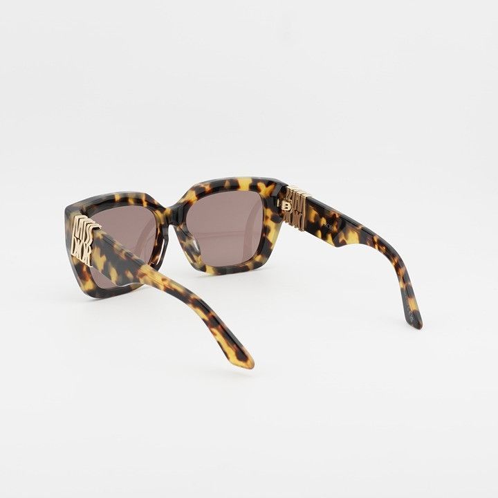 Dior Dior MISSDIOR S2F 26D0 Sunglasses Havana Square Frame Size ONE SIZE - 3 Thumbnail