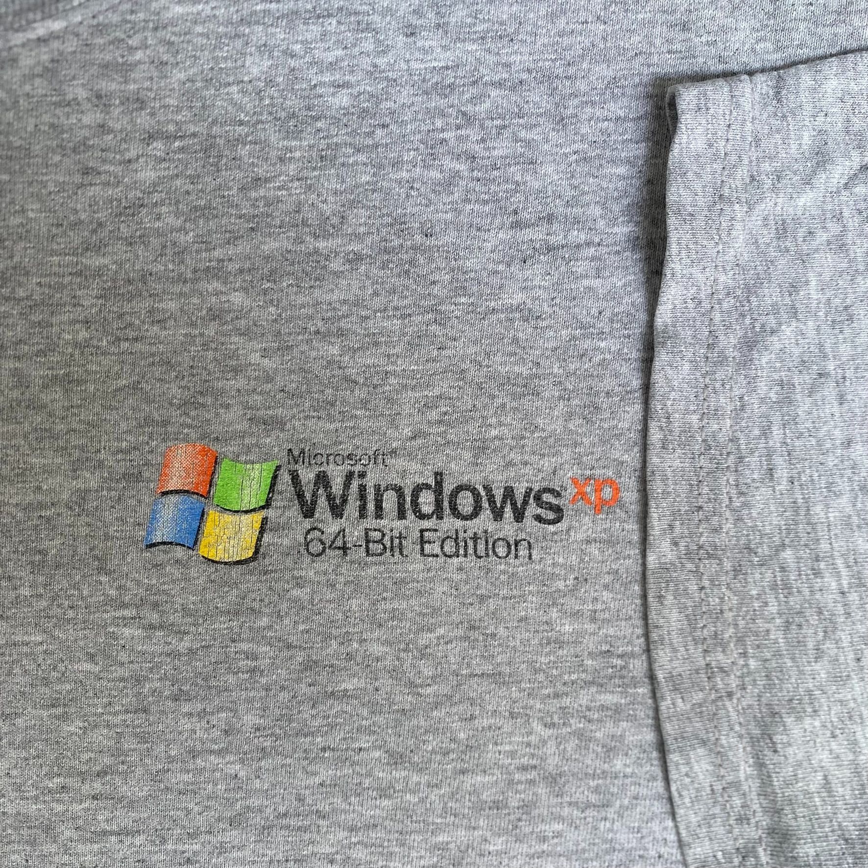 Microsoft Vintage Y2K Microsoft Windows XP Shirt x64 Computer Logo Tee Size US XL / EU 56 / 4 - 5 Thumbnail