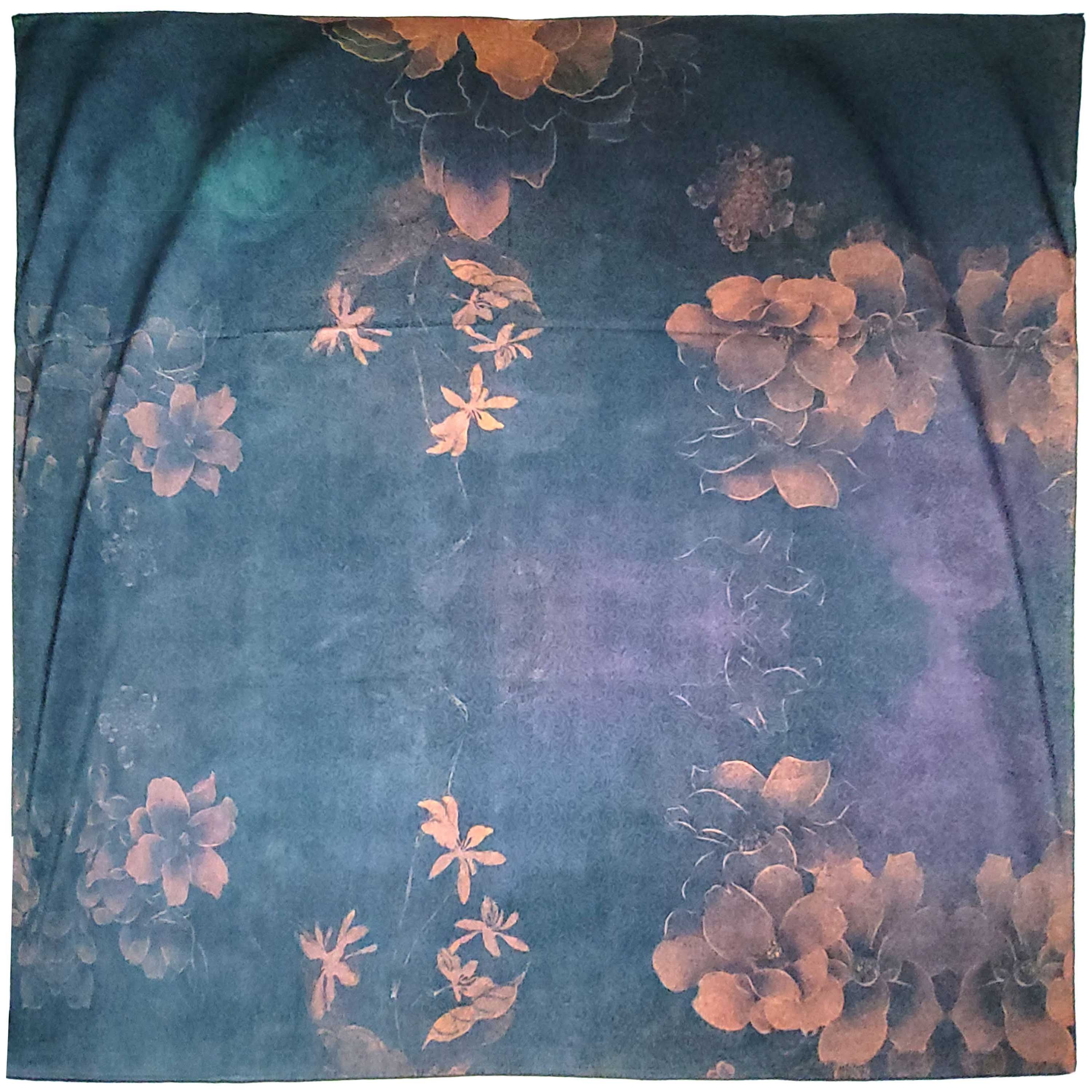 Other NWT Double Sided Silk Scarf 52"x52" Large Square Wrap 3250 Size ONE SIZE - 3 Thumbnail