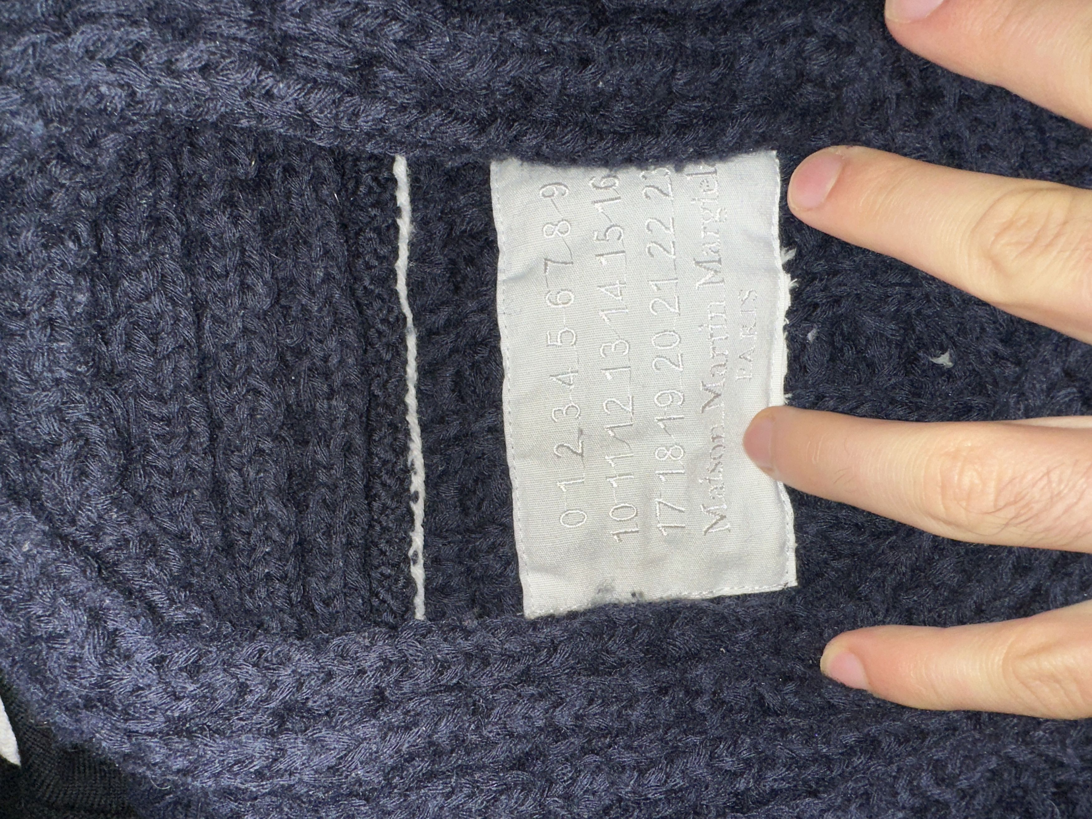 Maison Margiela Maison Martin Margiela Textured Knit Shawl Collar Size M Size US M / EU 48-50 / 2 - 8 Thumbnail