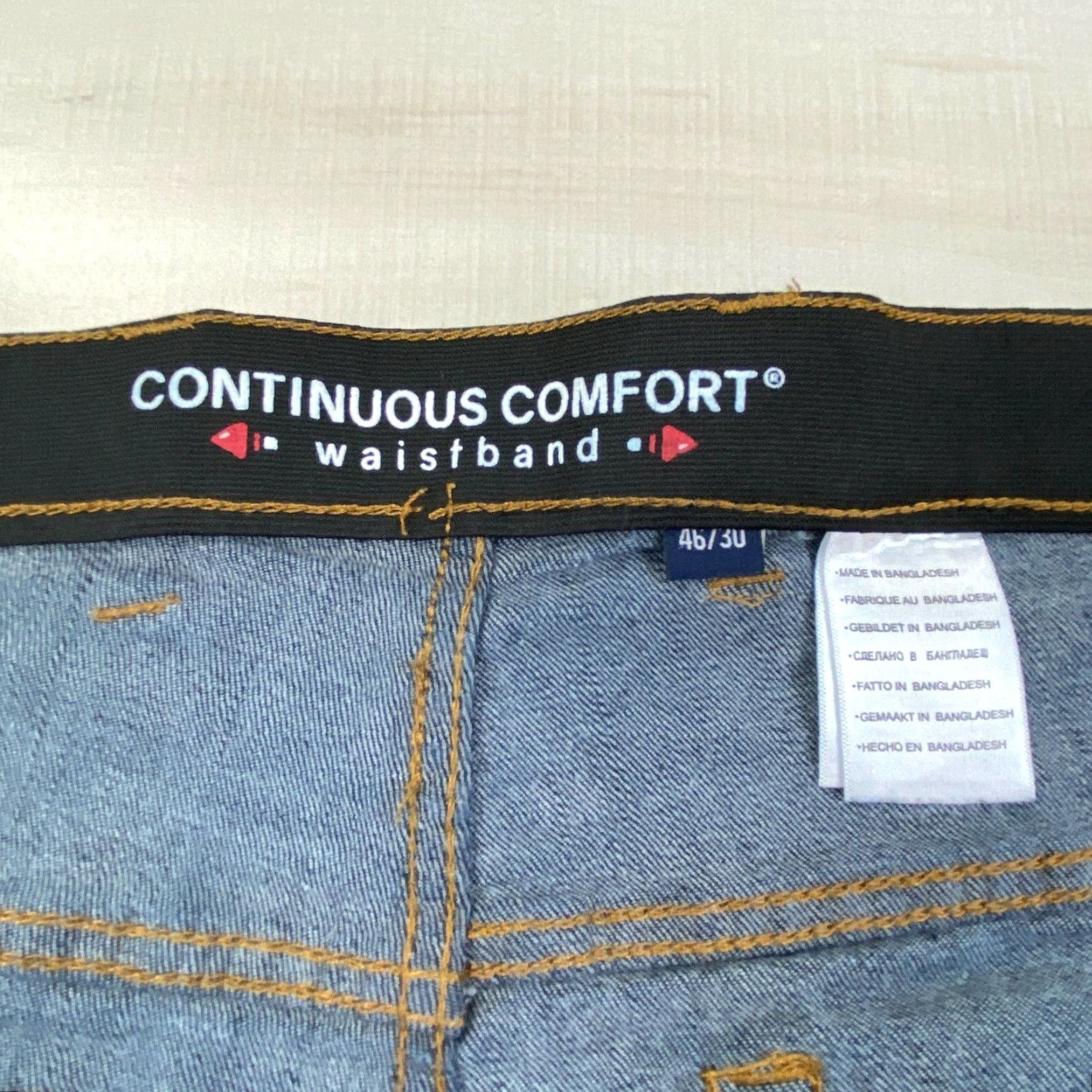 Vintage HB Blue High Rise Tapered Jeans Womens 46 (44 Waist) Size 32" / US 10 / IT 46 - 4 Thumbnail