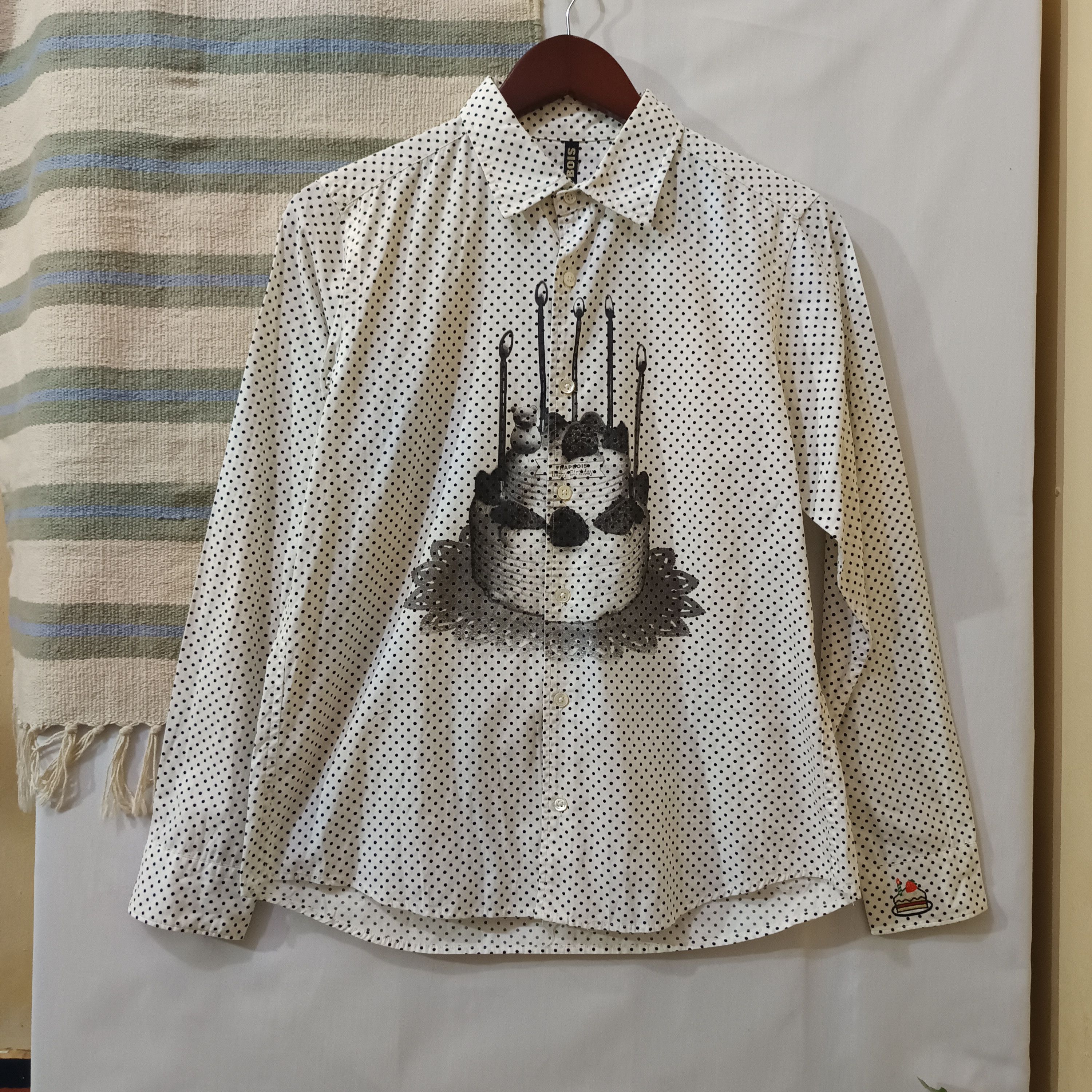 Frapbois × Issey Miyake FRAPBOIS HAPPY BIRTHDAY CAKE PRINT SHIRT Size US M / EU 48-50 / 2 - 1 Thumbnail