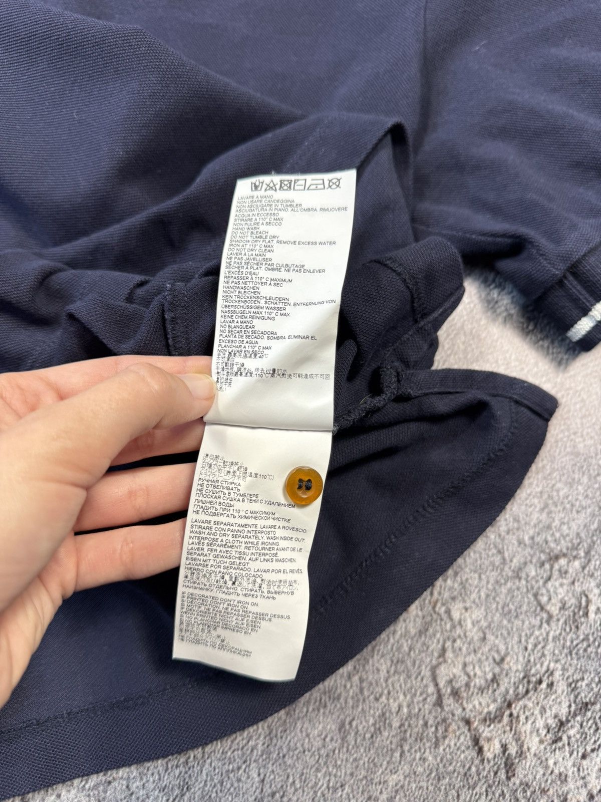 Vivienne Westwood Vivienne Westwood Orb Polo Shirt — Navy Blue Size US L / EU 52-54 / 3 - 4 Thumbnail