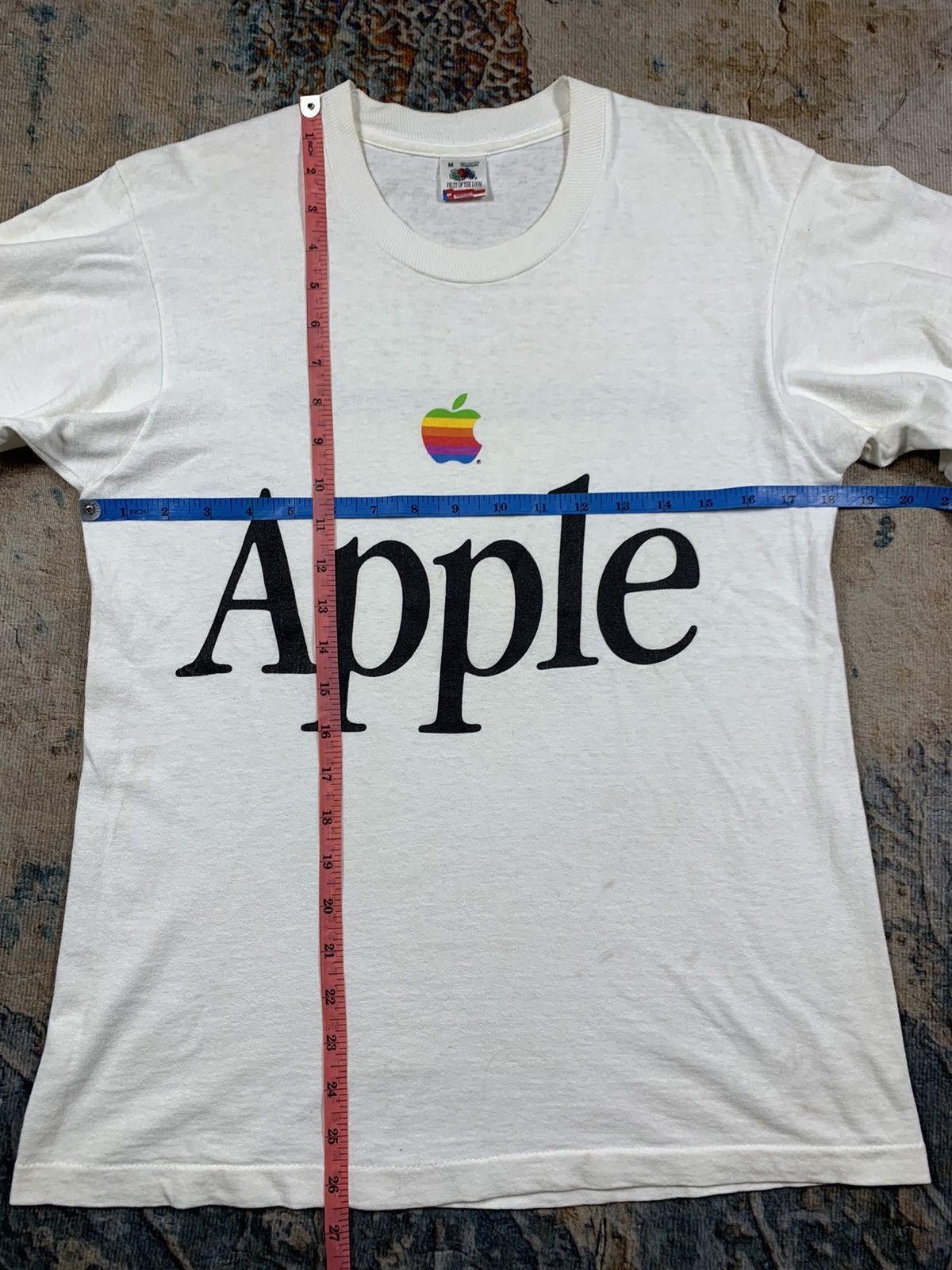 Apple Vintage Apple Rainbow Logo Computers Size US M / EU 48-50 / 2 - 9 Thumbnail