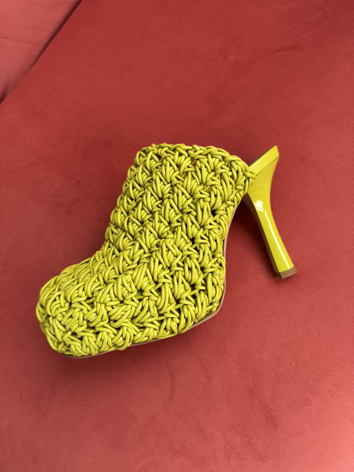 Bottega Veneta Bottega Veneta yellow macrame style, size 35.5 It Size US 5.5 / IT 35.5 - 1 Thumbnail