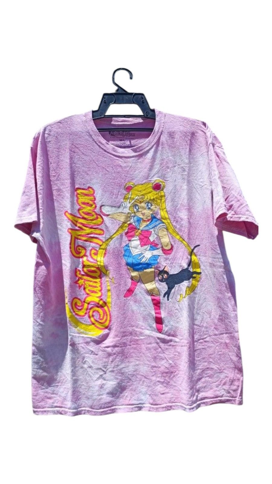 Anime × Vintage Vintage y2k Sailor Moon Anime pink tie dye T Shirt Size US L / EU 52-54 / 3 - 5 Thumbnail