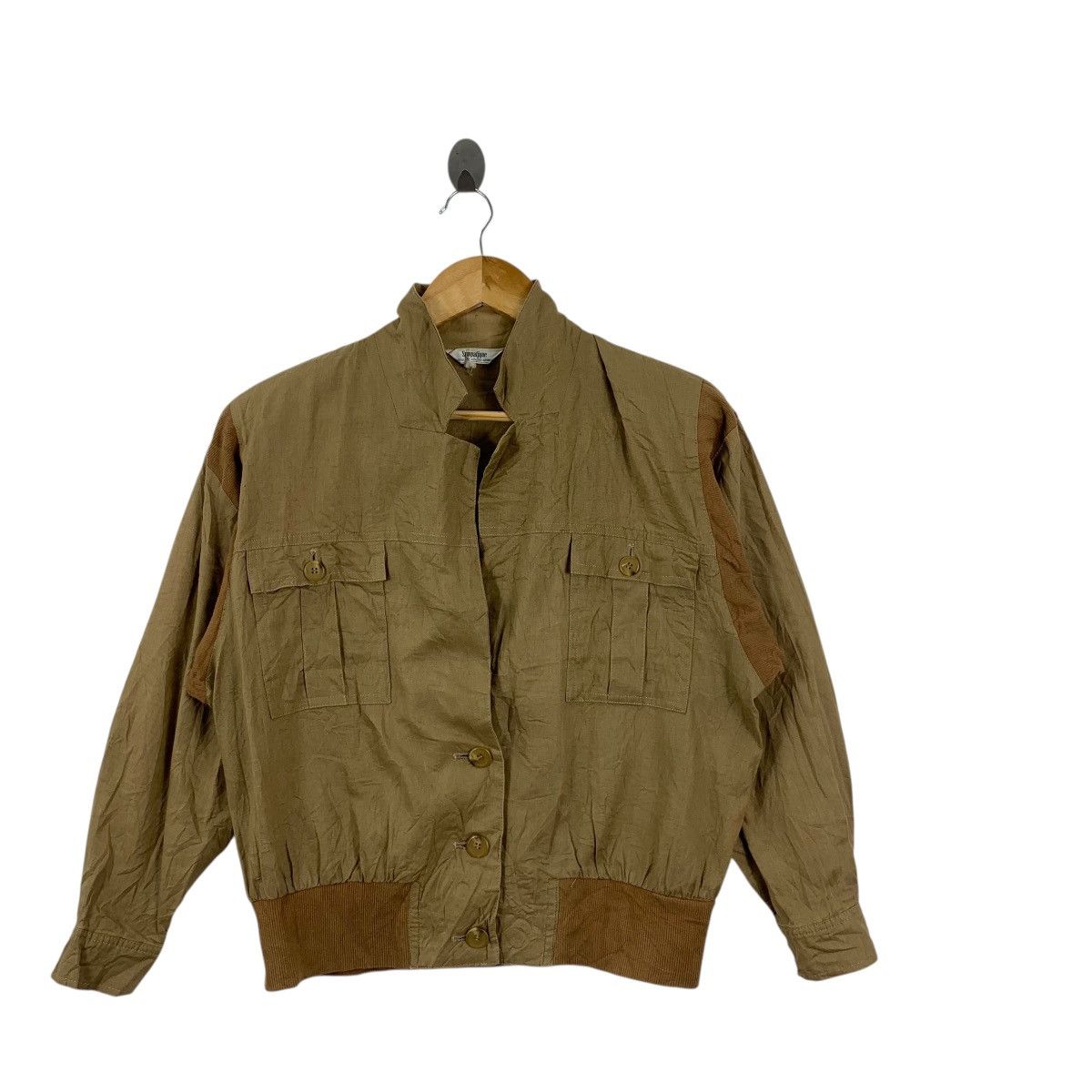 Vintage Vintage 70s STADIO ARIMOTO JAPAN Sympatique Bomber Jacket Size M / US 6-8 / IT 42-44 - 4 Thumbnail