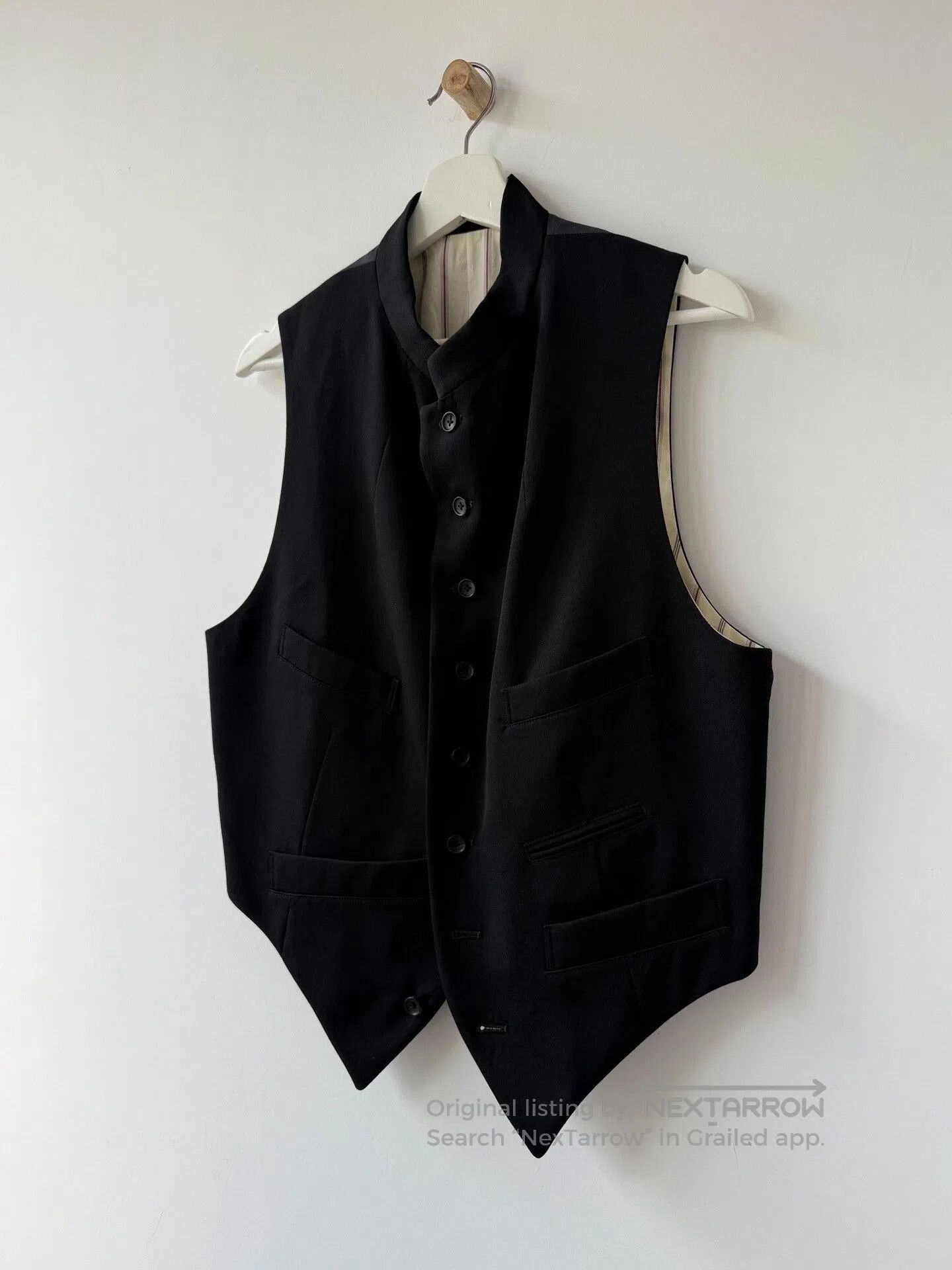 Yohji Yamamoto Yohji Yamamoto Black Wool Vest. Size US M / EU 48-50 / 2 - 3 Thumbnail