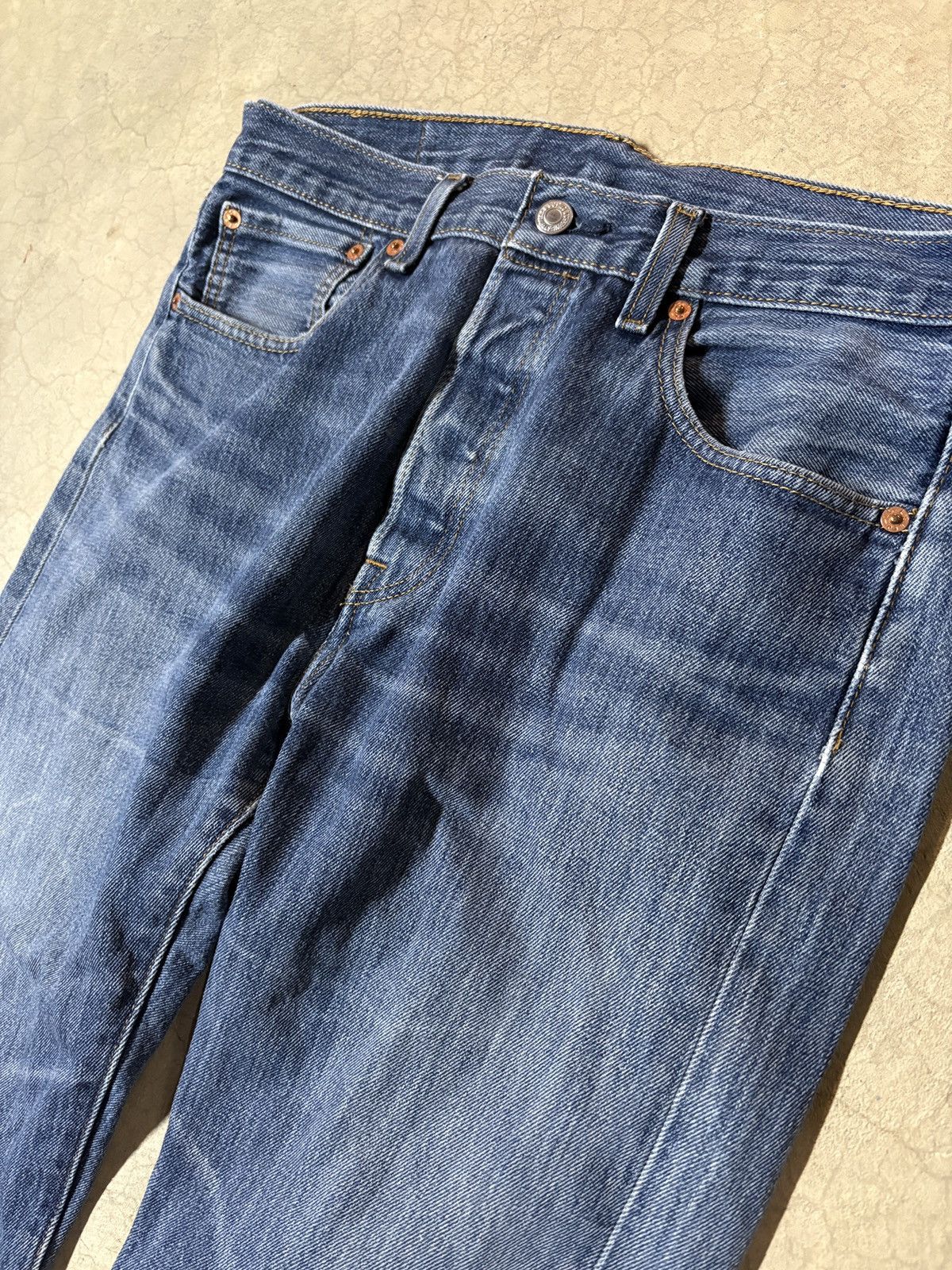 Levi's Vintage Levi’s 501 Faded Blue Jeans Denim Size 32x30 Size US 32 / EU 48 - 2 Thumbnail