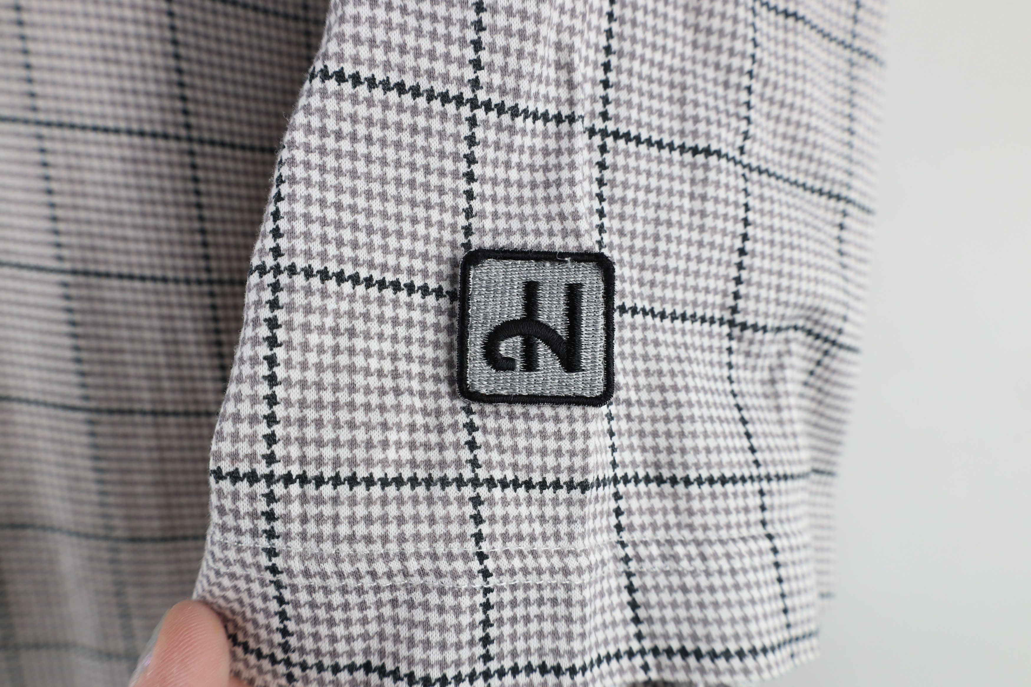 Vintage Vintage 90s Streetwear Houndstooth Collared Golf Polo Shirt Size US S / EU 44-46 / 1 - 4 Thumbnail