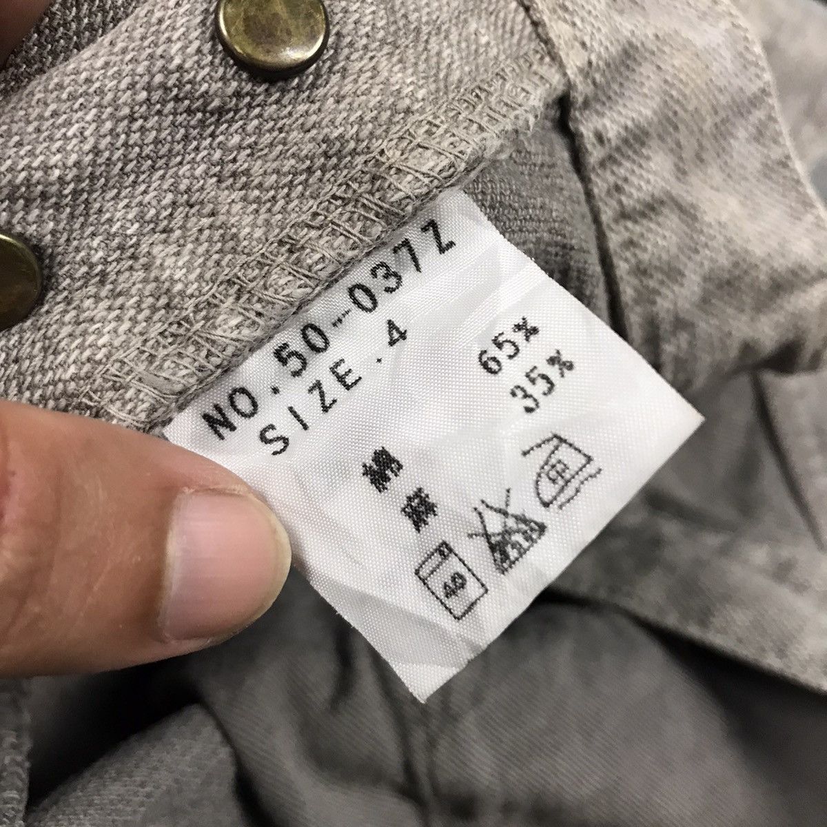 Japanese Brand × OMNIGOD OMNIGOD GRAY SUN FADED PANTS JAPAN BRAND MADE Size US 30 / EU 46 - 14 Thumbnail