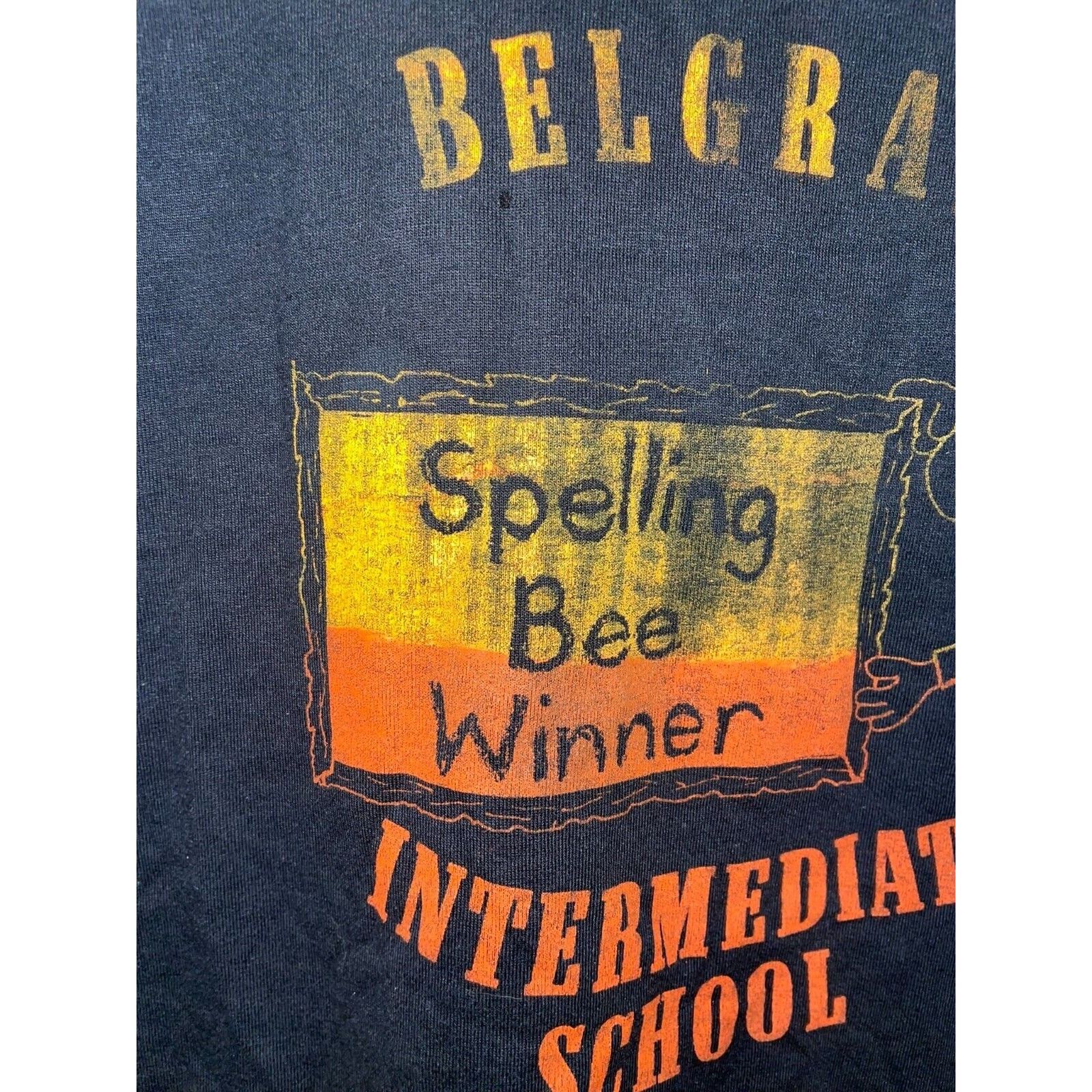 Jerzees Vintage Belgrade Shirt School Spelling Bee Tee 90s Medium Size US M / EU 48-50 / 2 - 3 Thumbnail