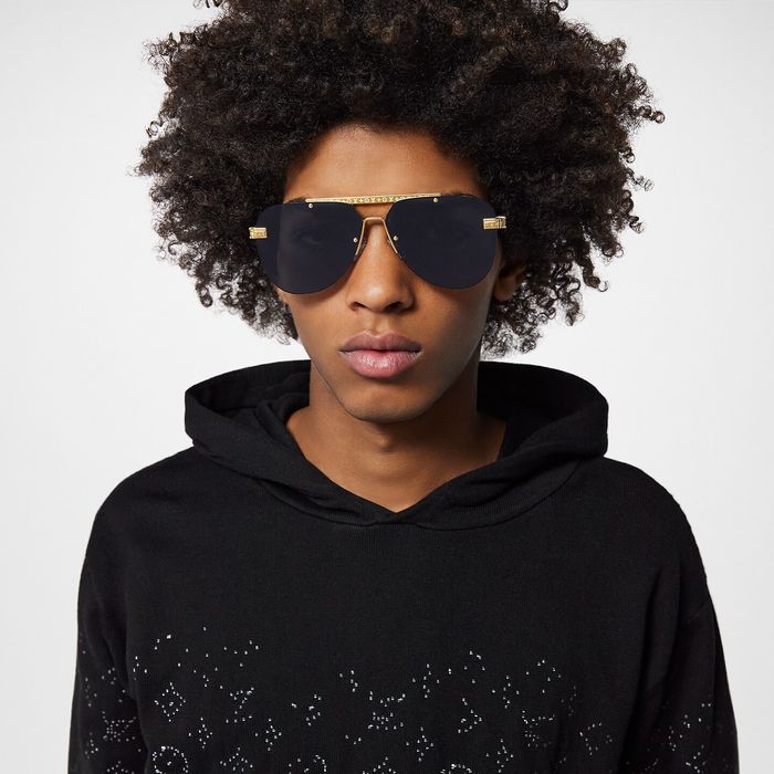Louis Vuitton Sunglasses Cyclone Black for Men