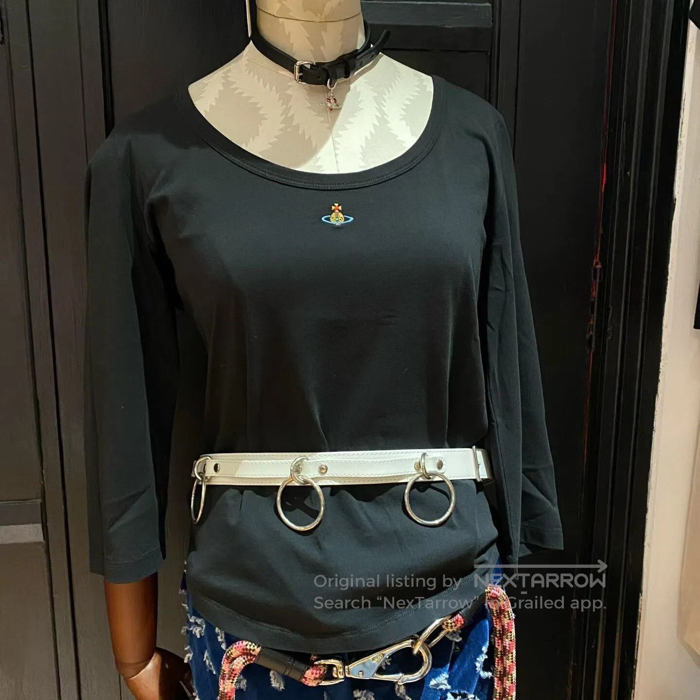 Vivienne Westwood Vivienne Westwood Saturn Embroidery Top. Size L / US 10 / IT 46 - 7 Thumbnail