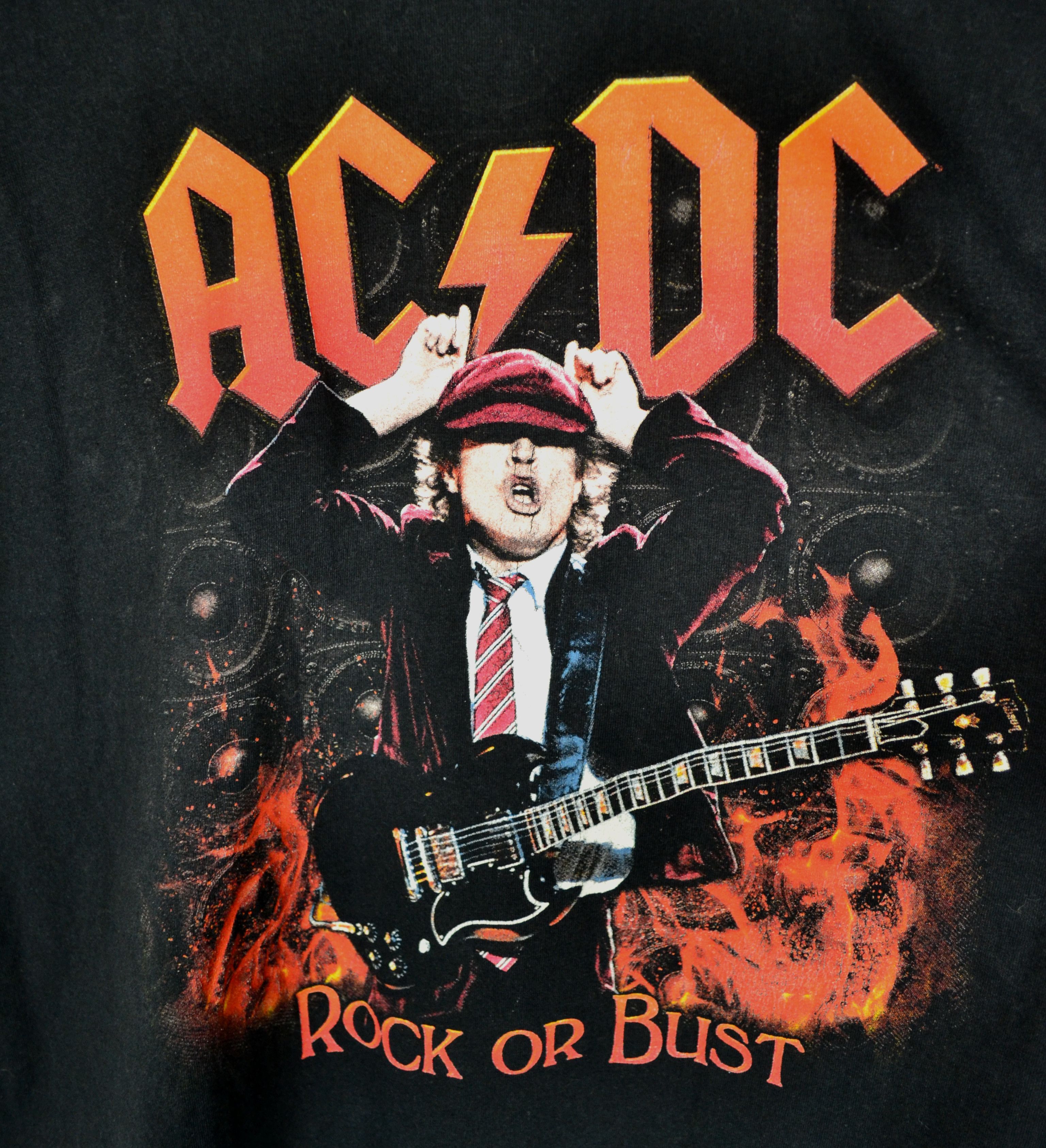 AC/DC AC/DC Highway to Europe Tour 2010 Band Tee Size US L / EU 52-54 / 3 - 4 Thumbnail