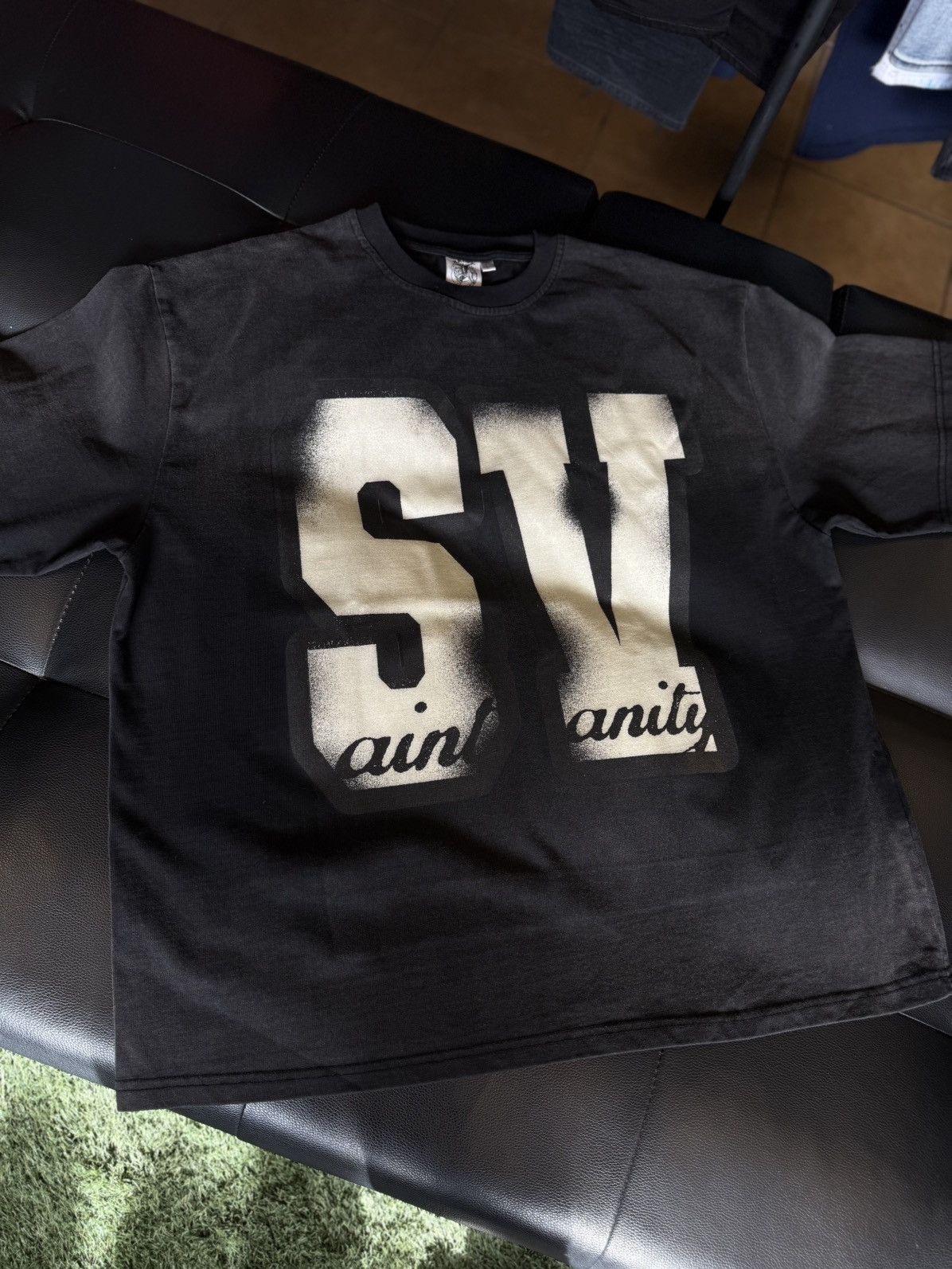 Saint Vanity Saint Vanity UNRELEASED Tee Shirt Logo Black Size L (NEW) Size US L / EU 52-54 / 3 - 2 Thumbnail