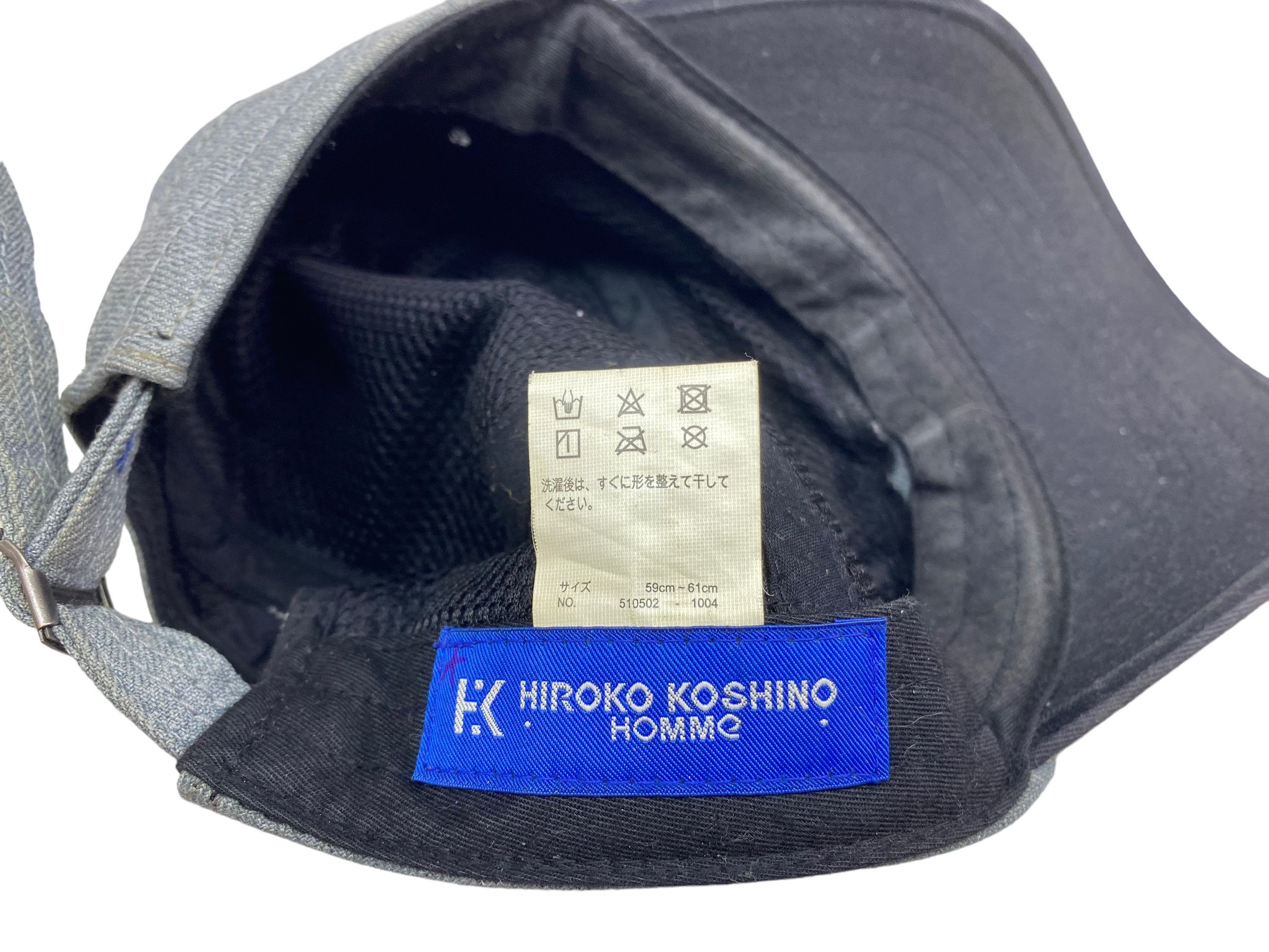 Hiroko Koshino Homme × Vintage Hiroko Koshino Homme Vintage Cap Size ONE SIZE - 7 Thumbnail