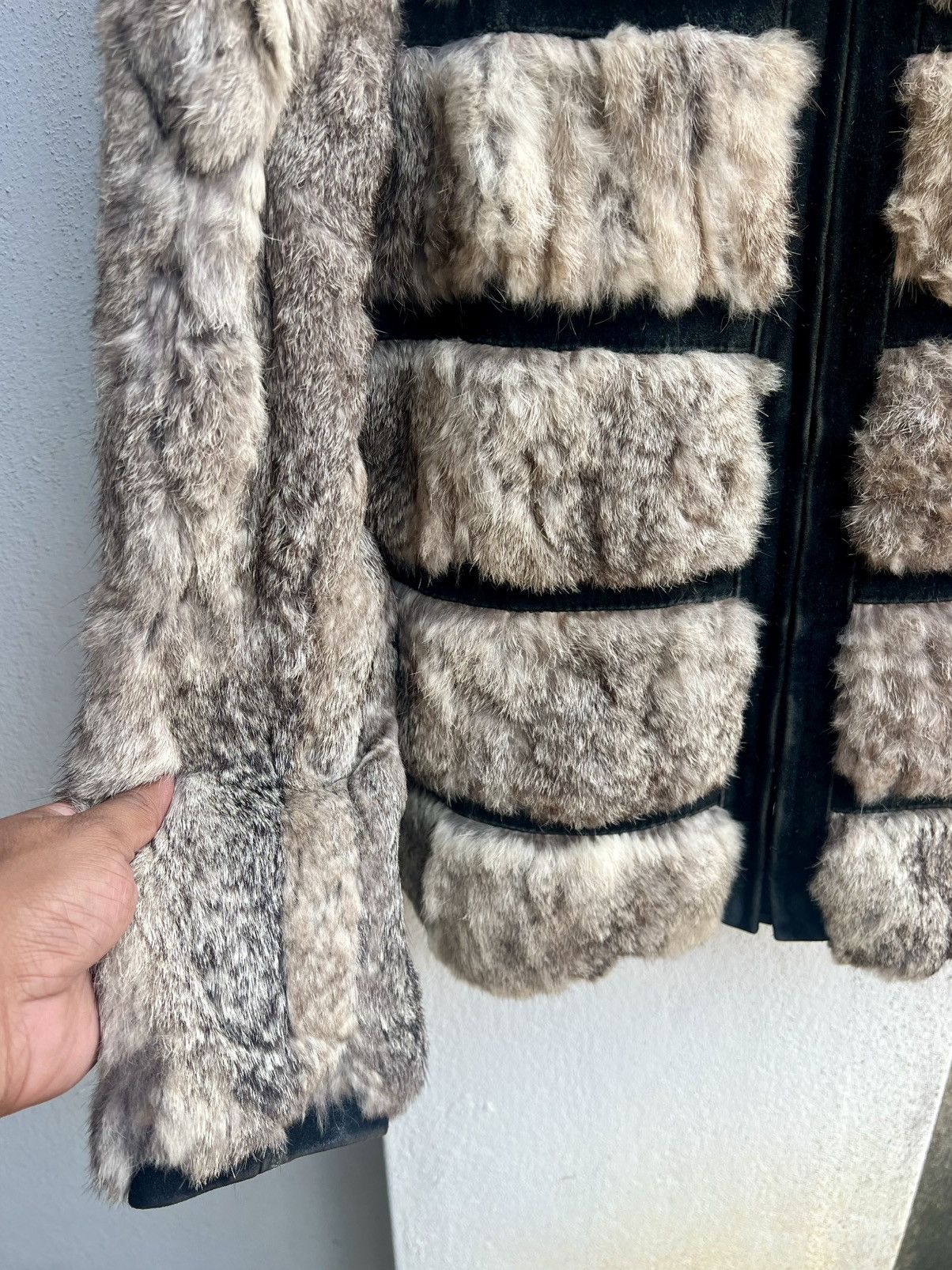 Genuine Leather Vintage Real Leather Fur Jacket Size M / US 6-8 / IT 42-44 - 7 Thumbnail