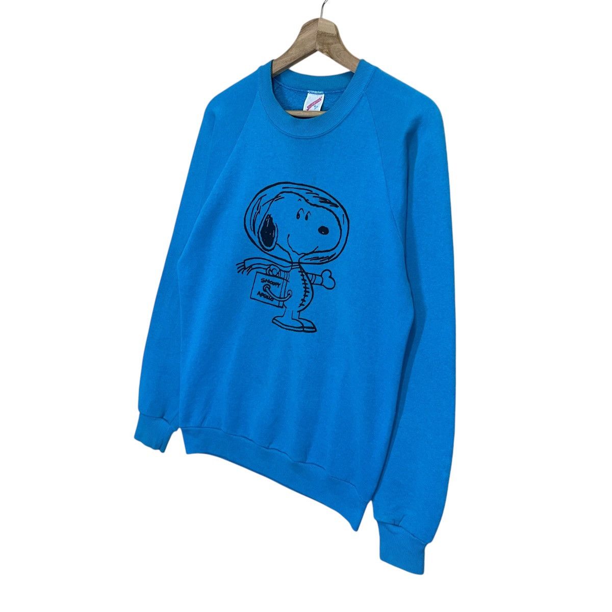 Peanuts × Vintage Vintage 90s Snoopy Big Logo Crewneck Sweatshirt Size US S / EU 44-46 / 1 - 3 Thumbnail
