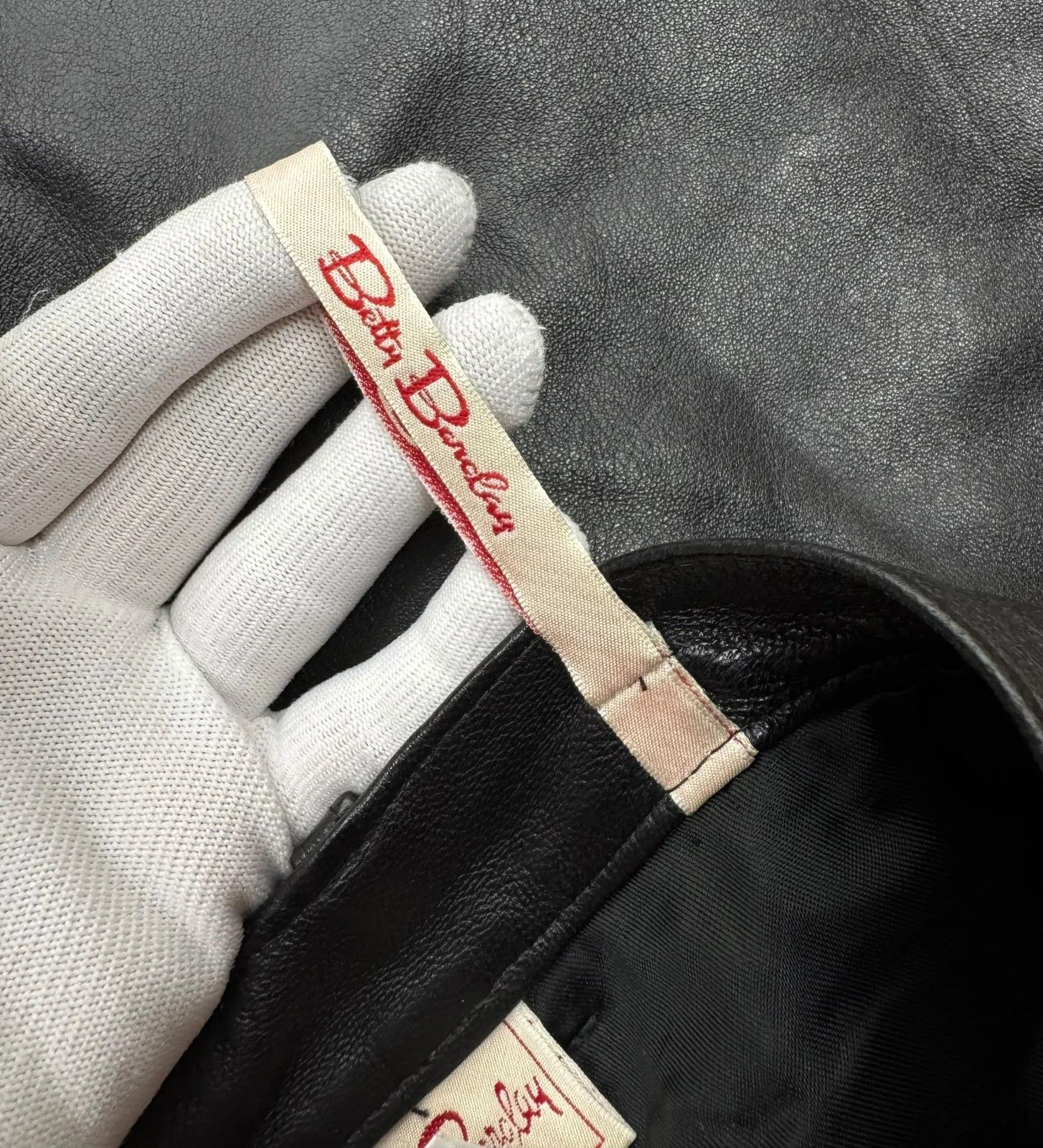 Other Betty Barclay Genuine Leather Pants Vintage size 40 Size 28" / US 6 / IT 42 - 12 Thumbnail