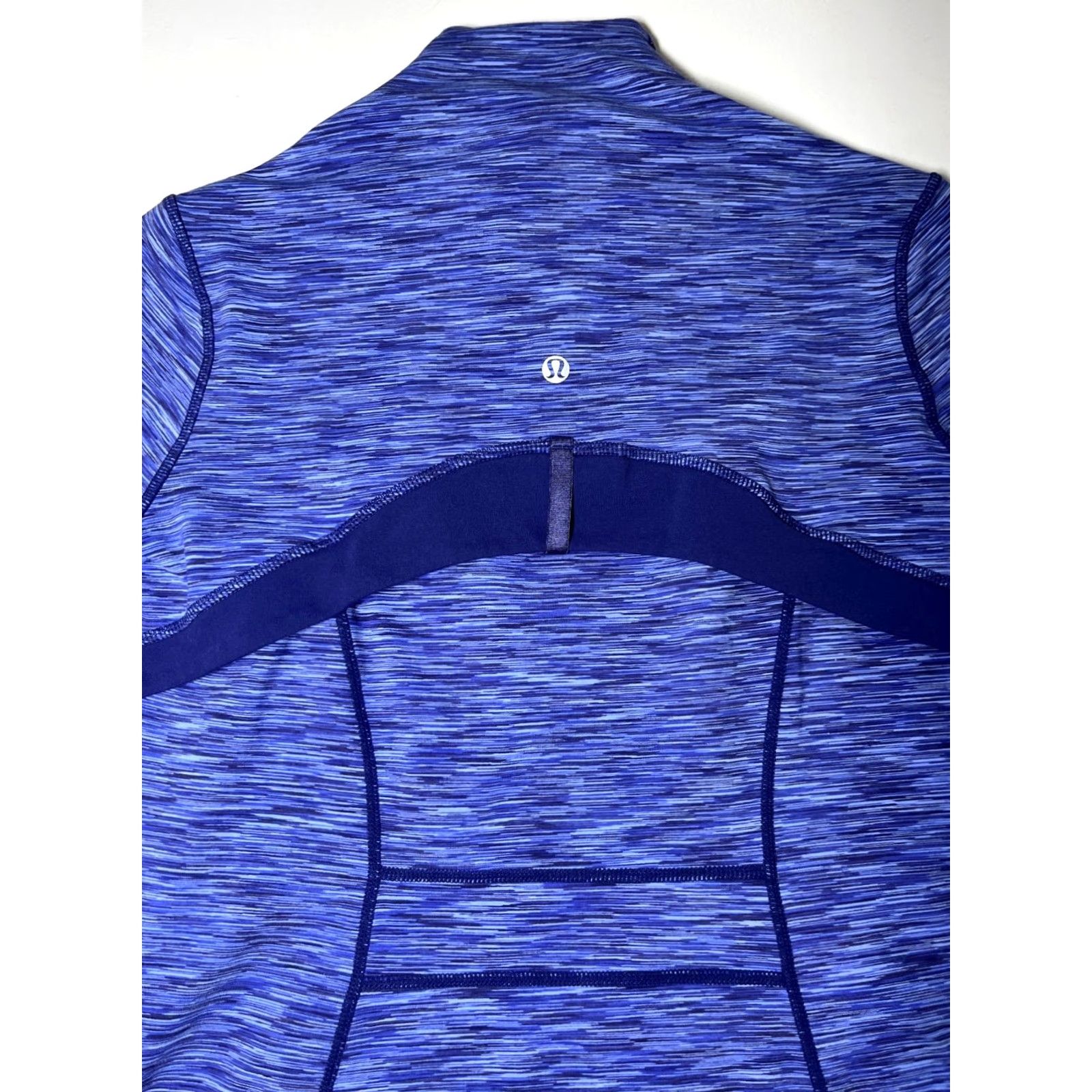 Lululemon Women’s Lululemon Define Jacket Blue Spacedye Pattern Sz 10 Activewear Jacket Womens Size L / US 10 / IT 46 - 7 Thumbnail