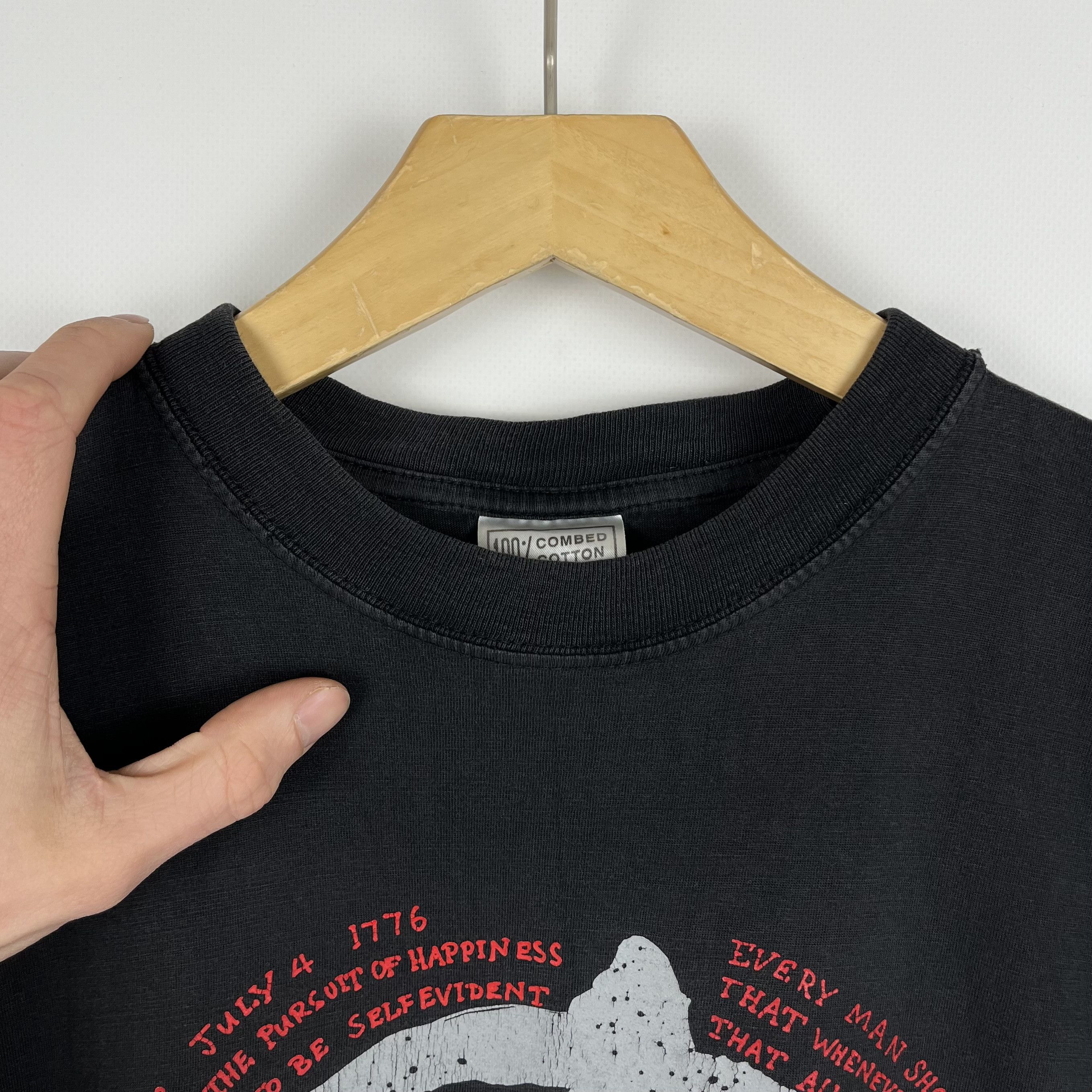 Vintage Vintage Anarchy Big Logo Destroy T Shirt 90’s Size US XL / EU 56 / 4 - 9 Thumbnail