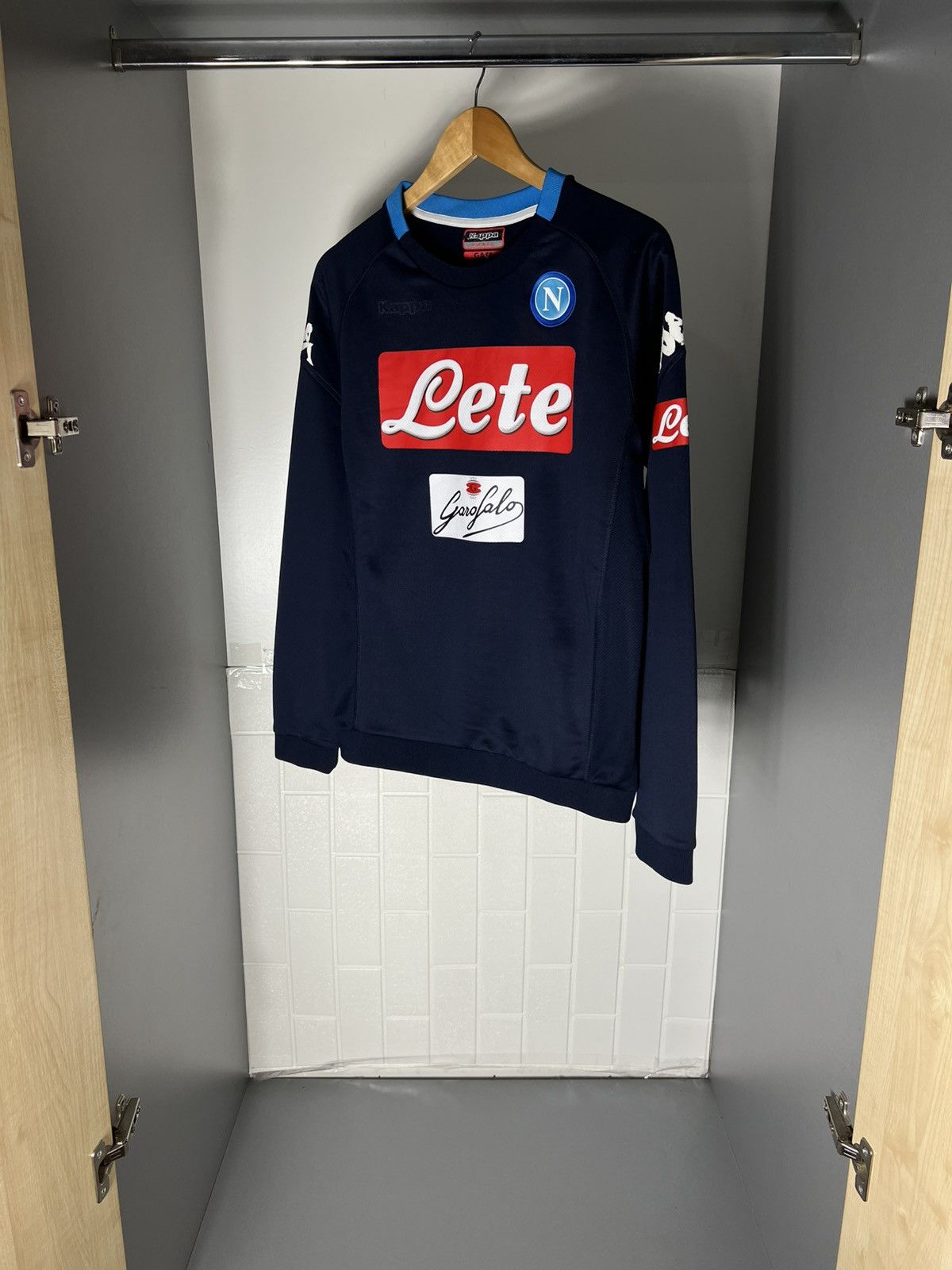 Kappa VINTAGE KAPPA FC NAPOLI ITALY RETRO SOCCER JERSEY Y2K 90s Size US S / EU 44-46 / 1 - 11 Thumbnail