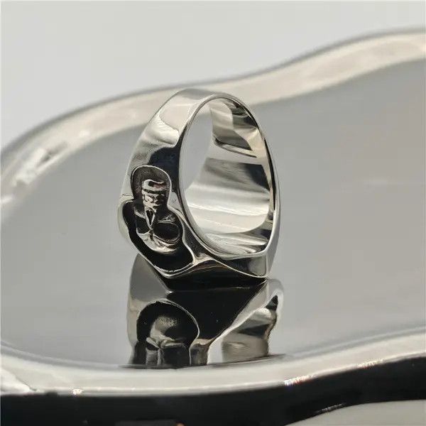Jewelry × Vintage Solid Skull 13 Ring Size ONE SIZE - 3 Thumbnail
